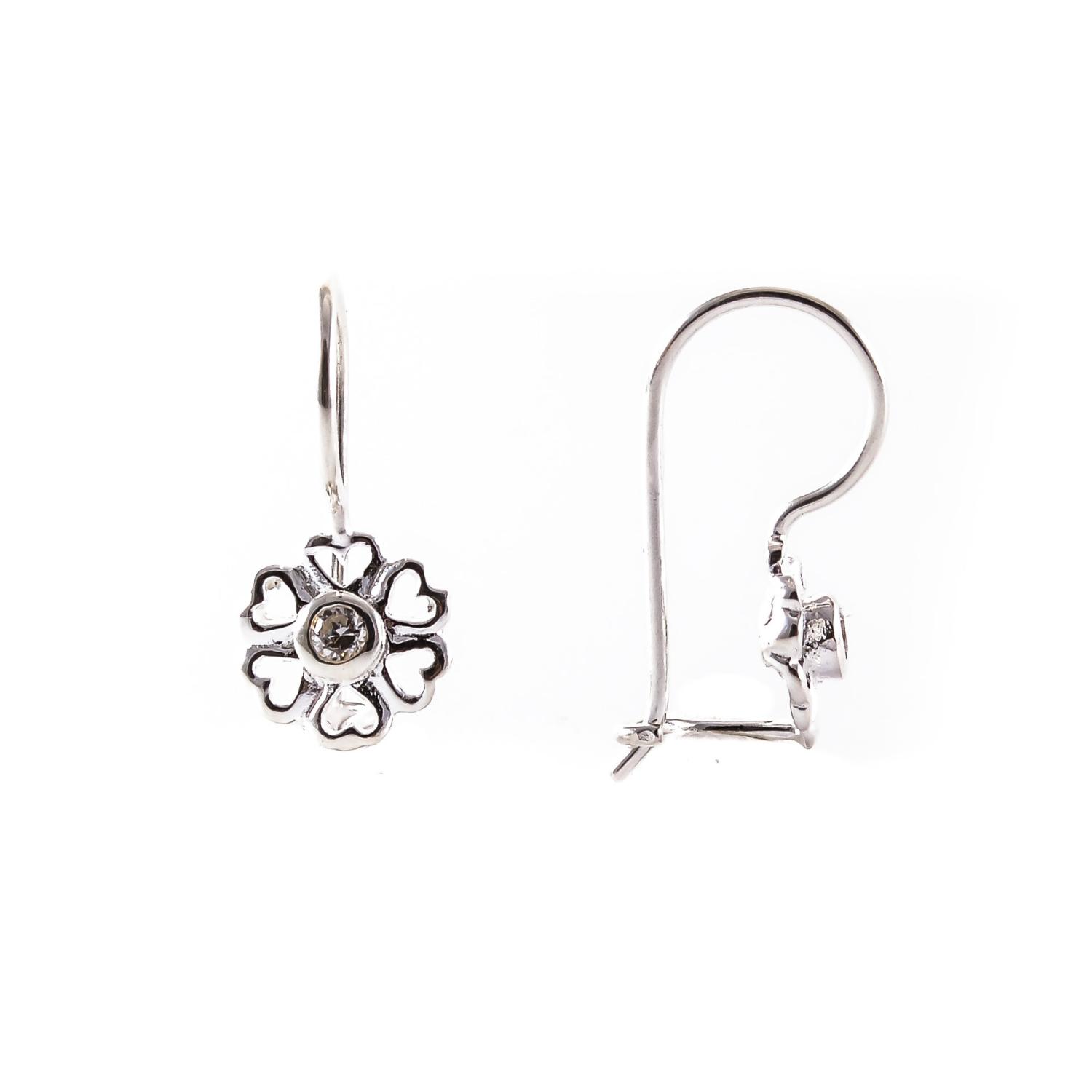 Silver earrings