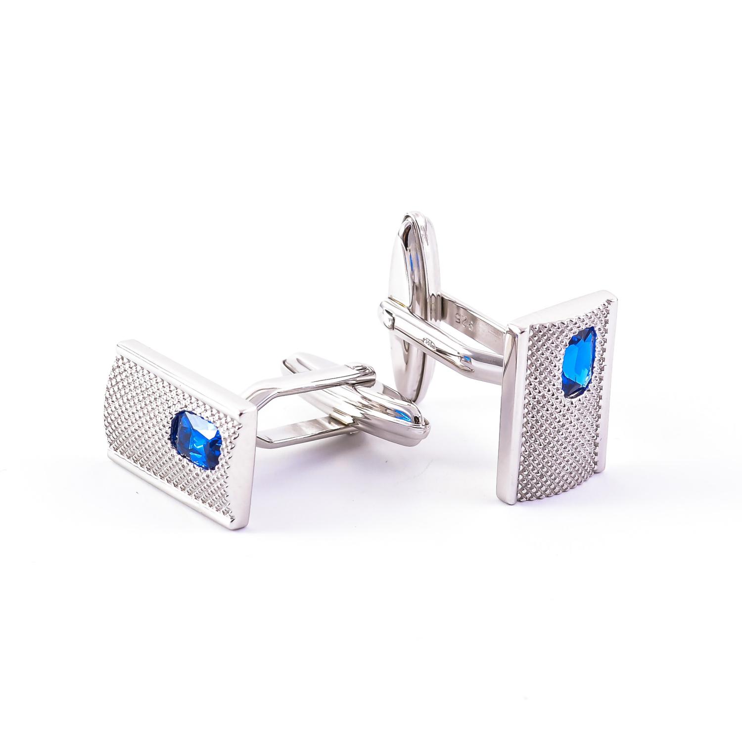 Silver cufflinks