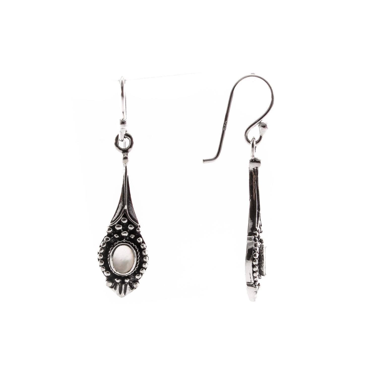 Silver earrings