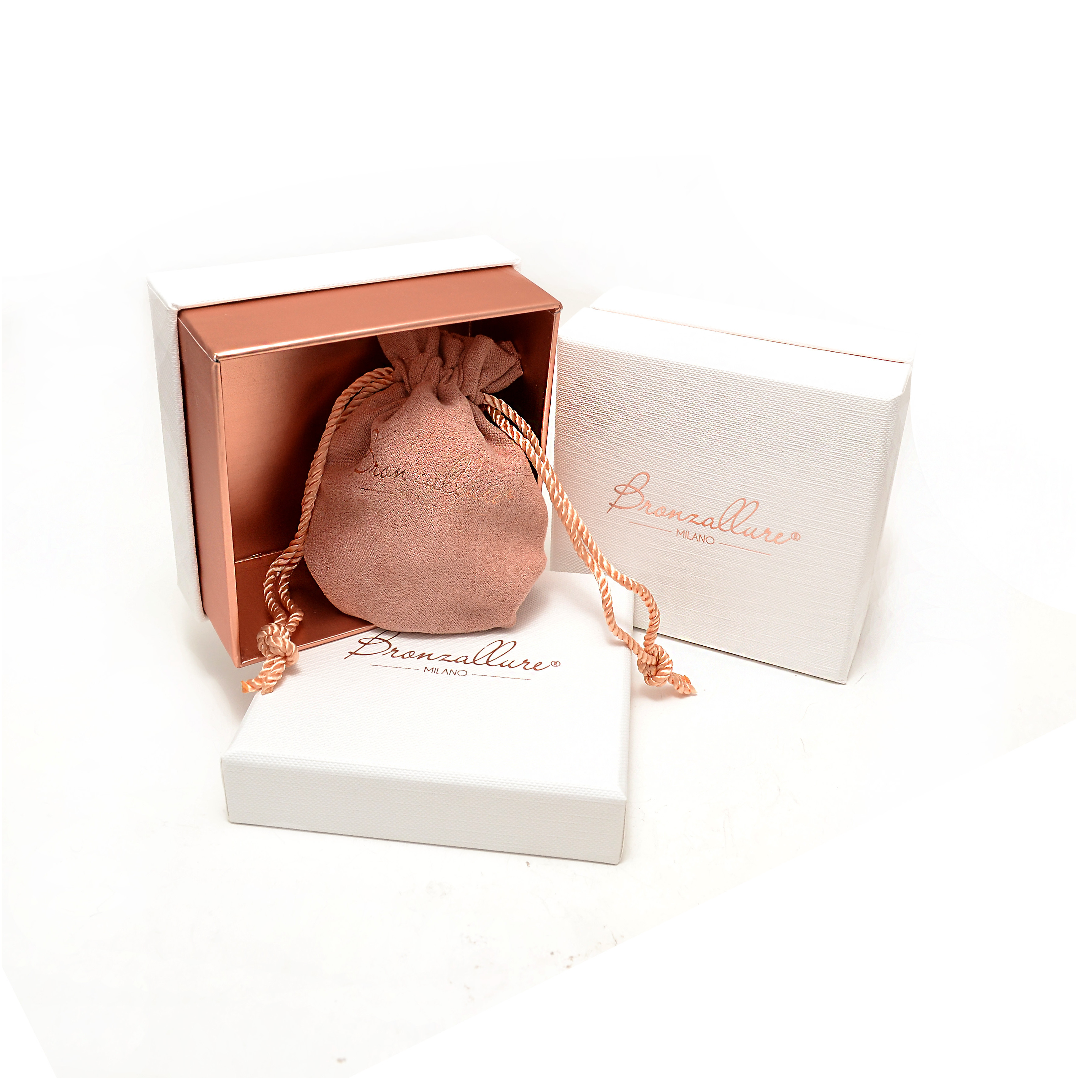 Gold plated earrings "Bronzallure"