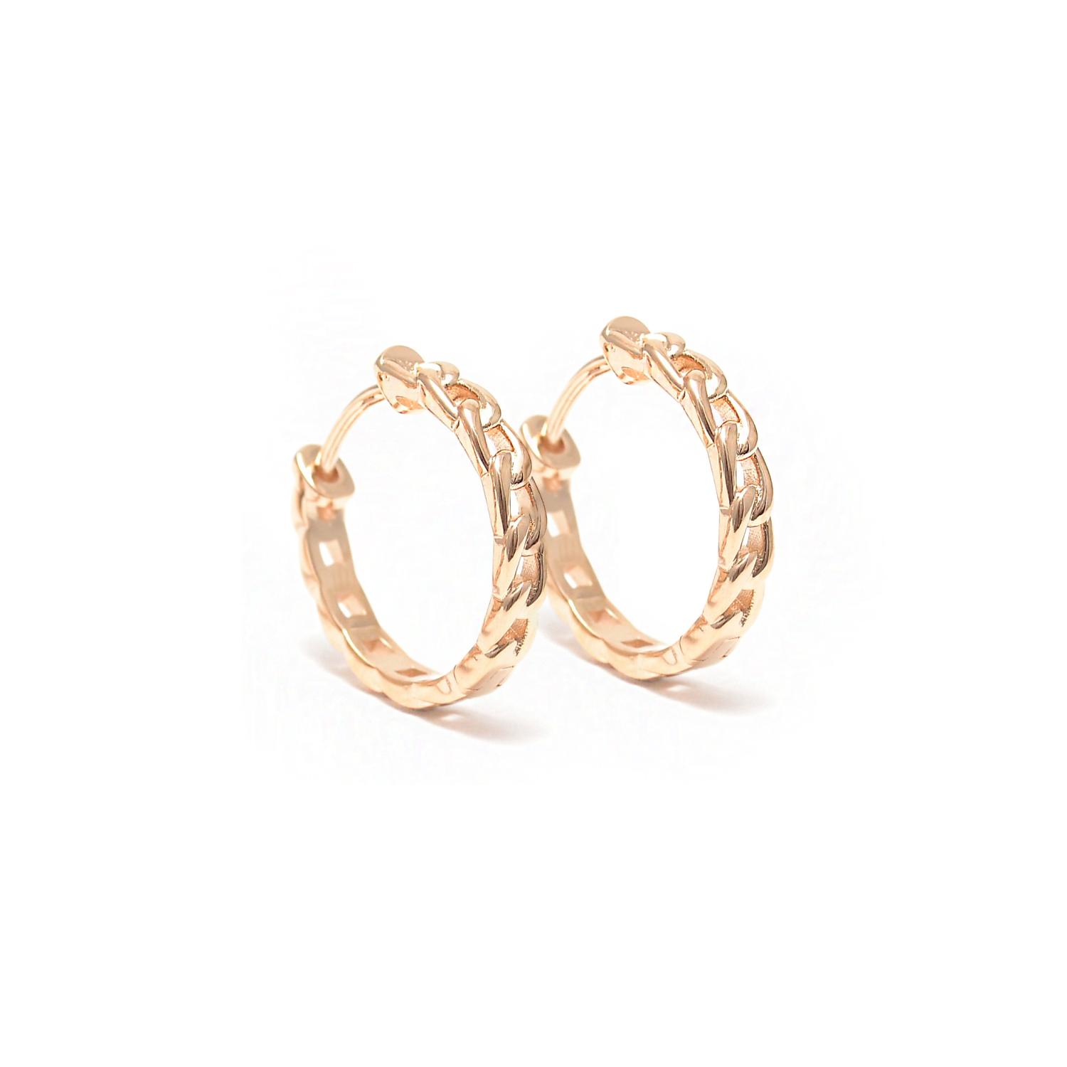 Gold plated earrings