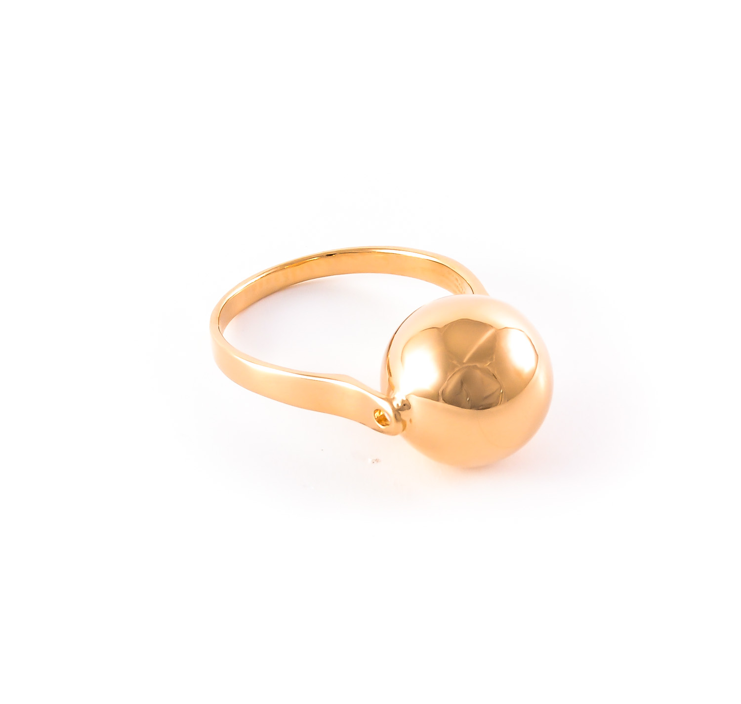 Gold plated ring "Bronzallure"