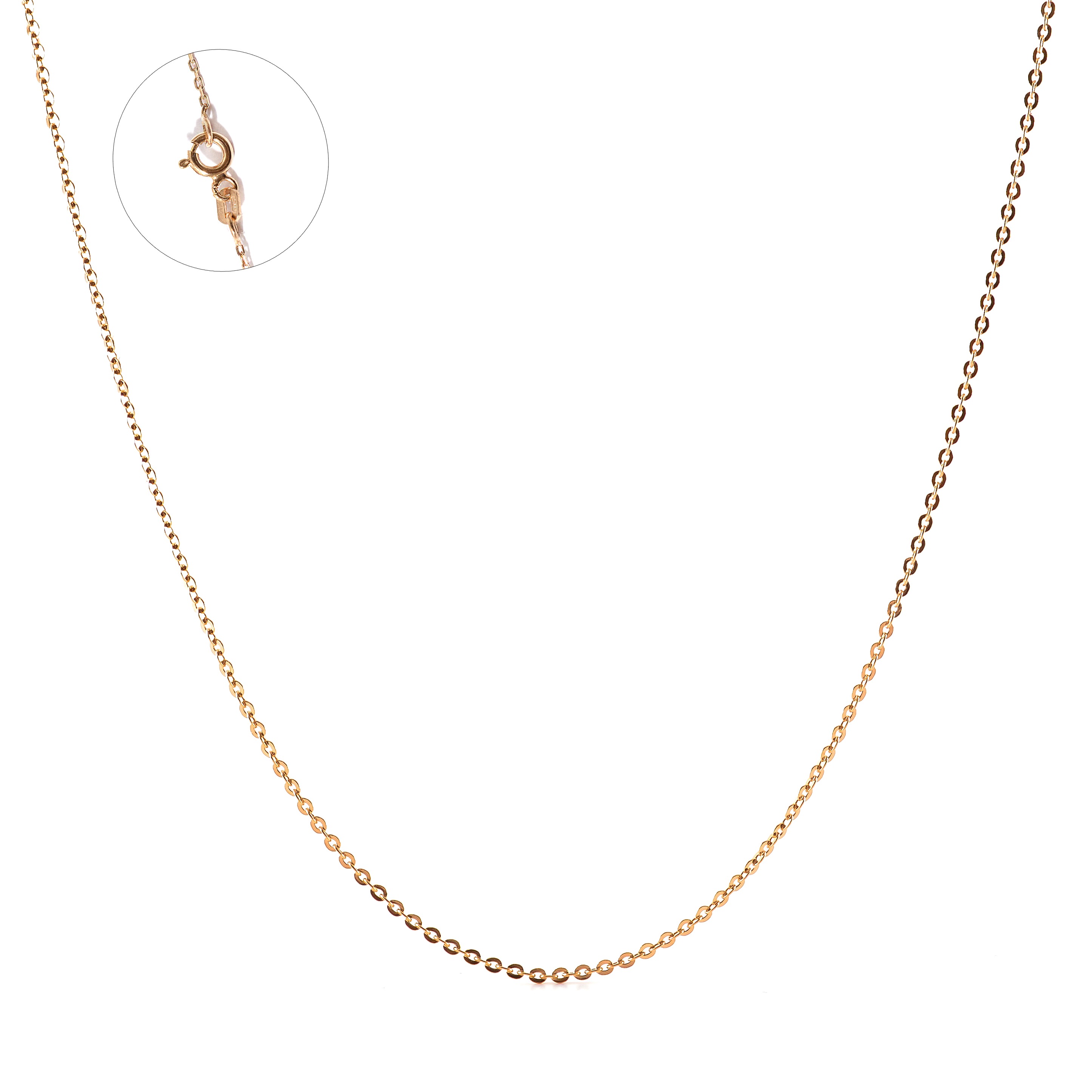 Золотая цепочка Якорного плетения