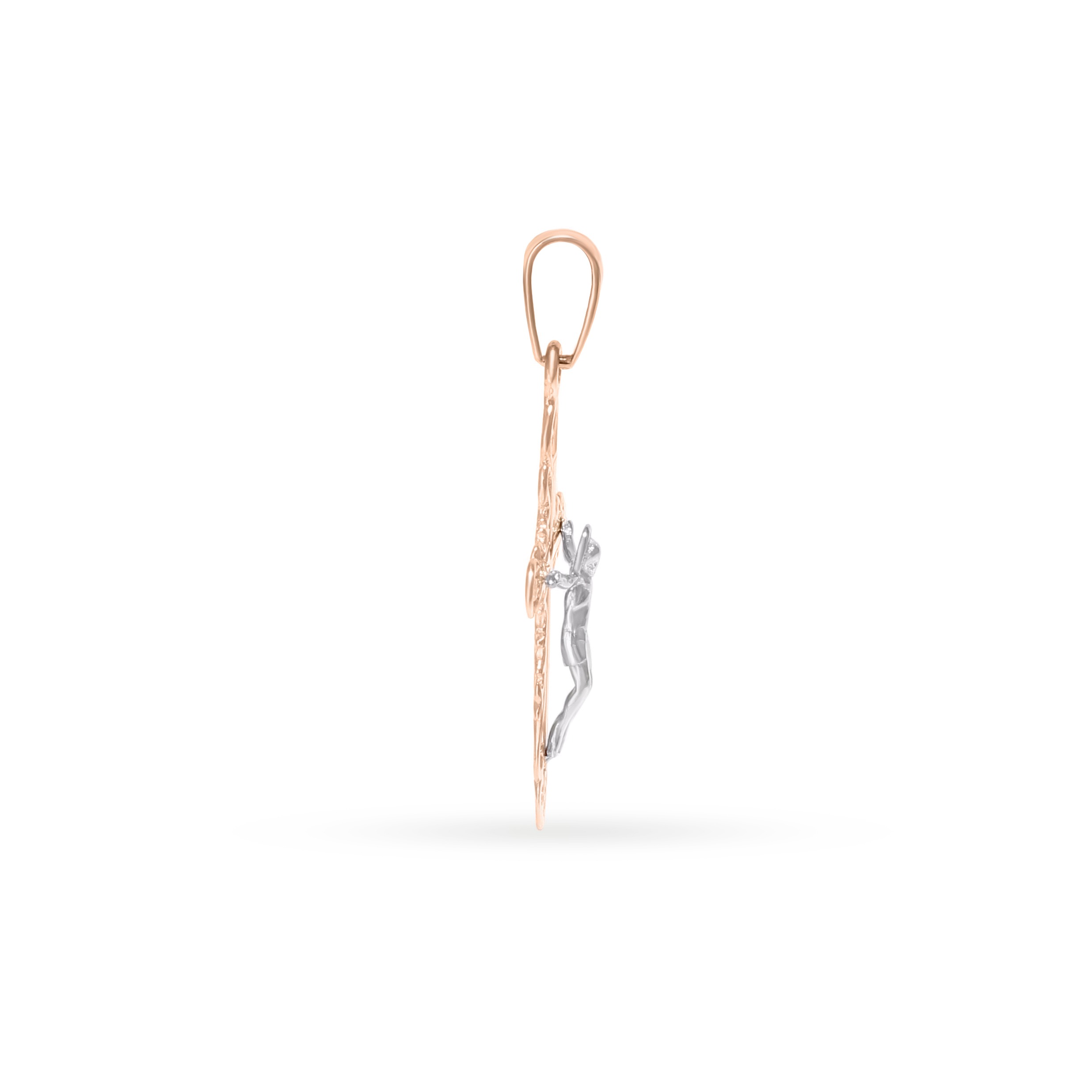 Gold orthodox crucifix