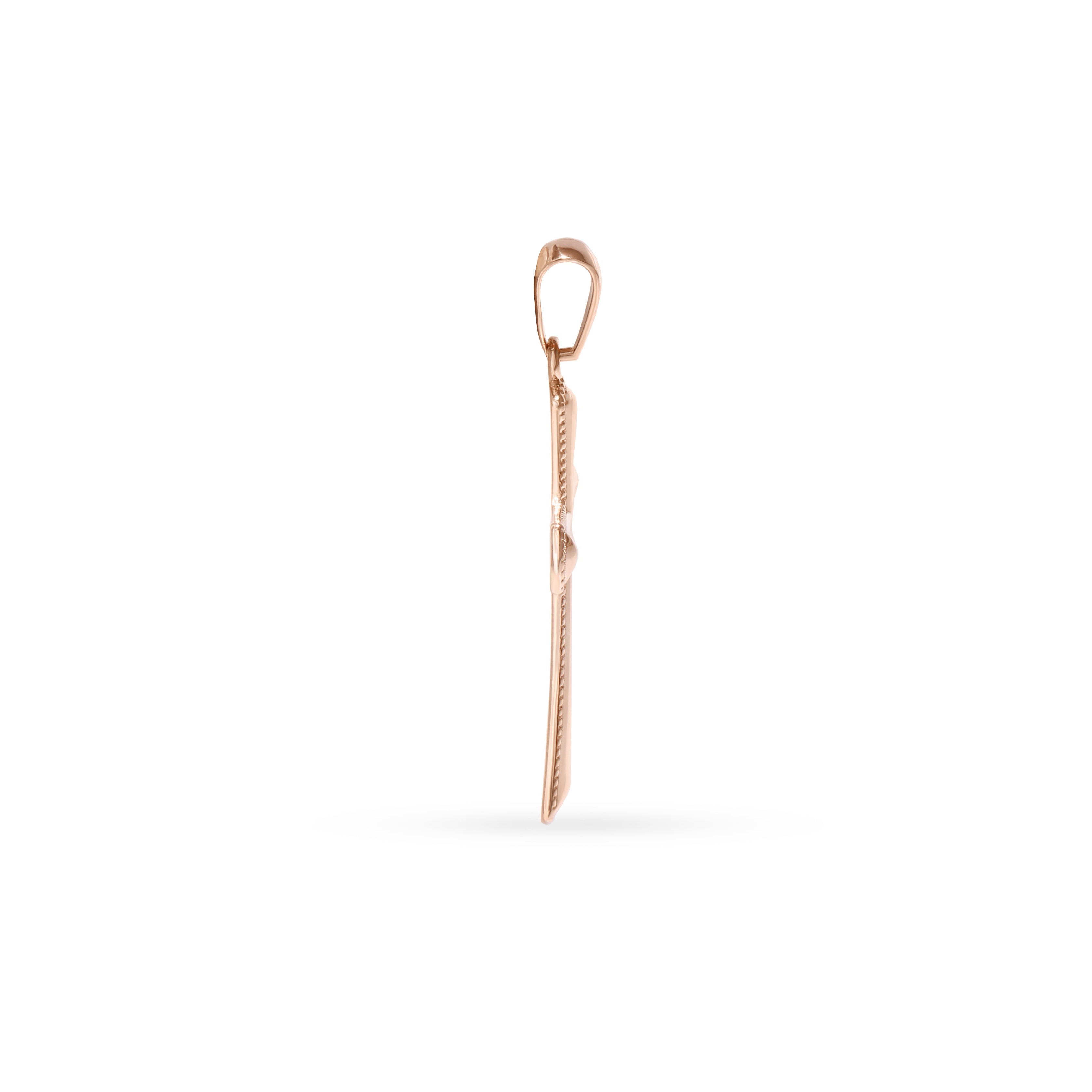 Gold cross pendant