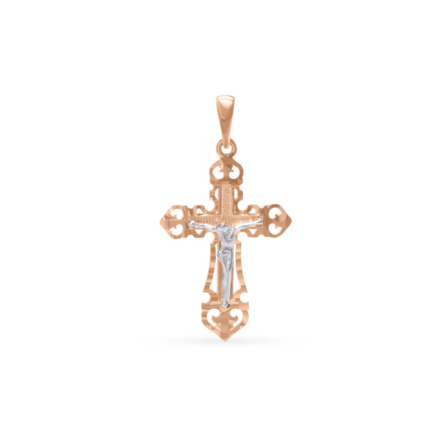 Gold orthodox crucifix