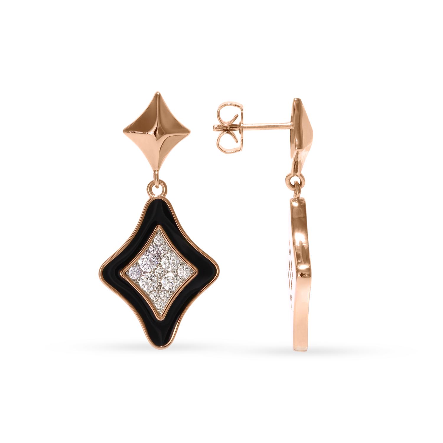 Gold plated earrings "Bronzallure"