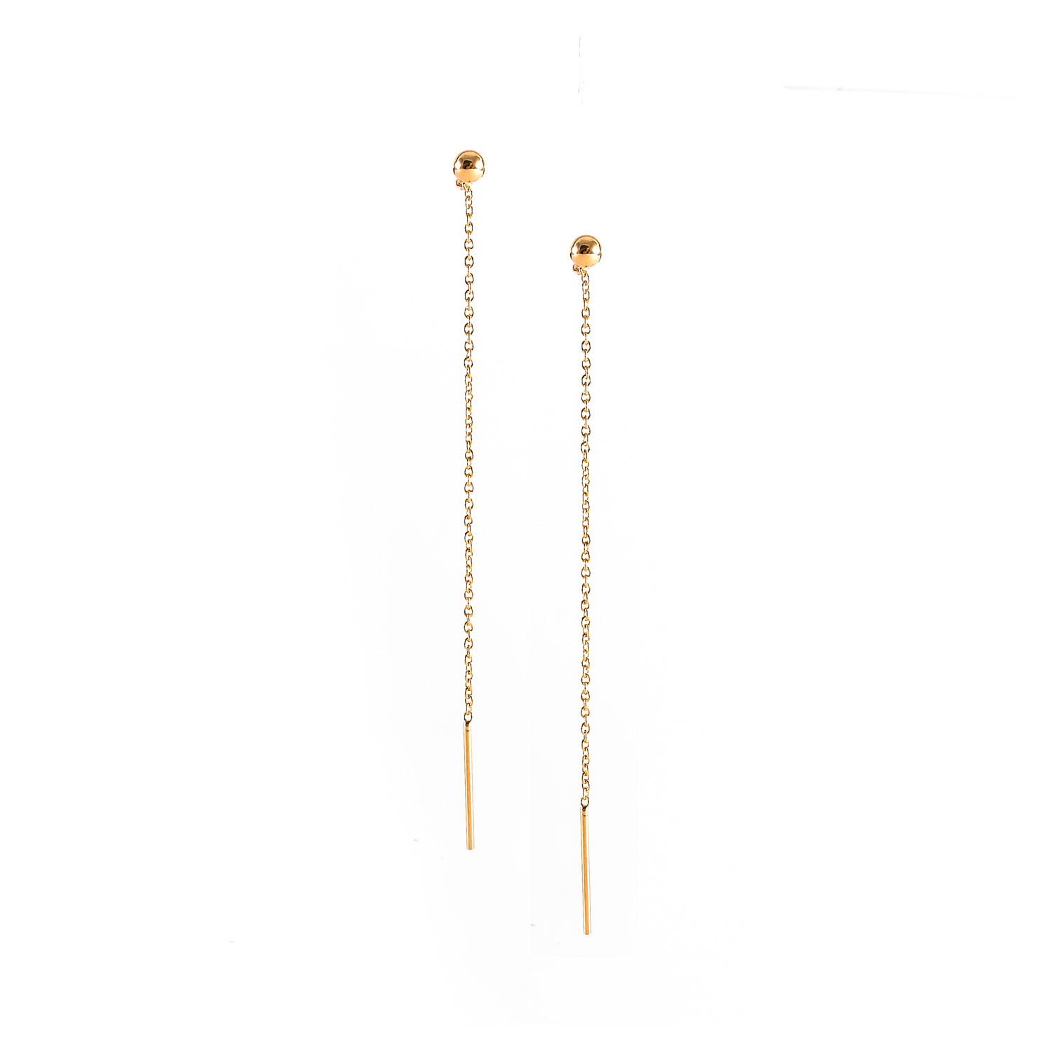 Gold plated earrings