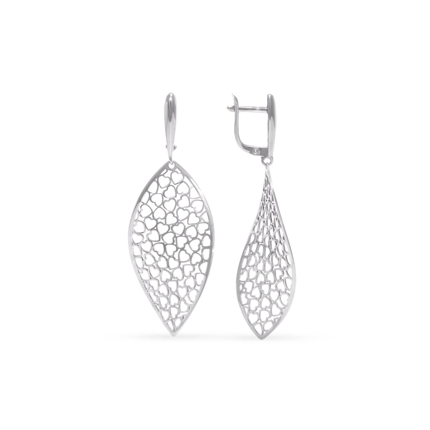 Silver earrings