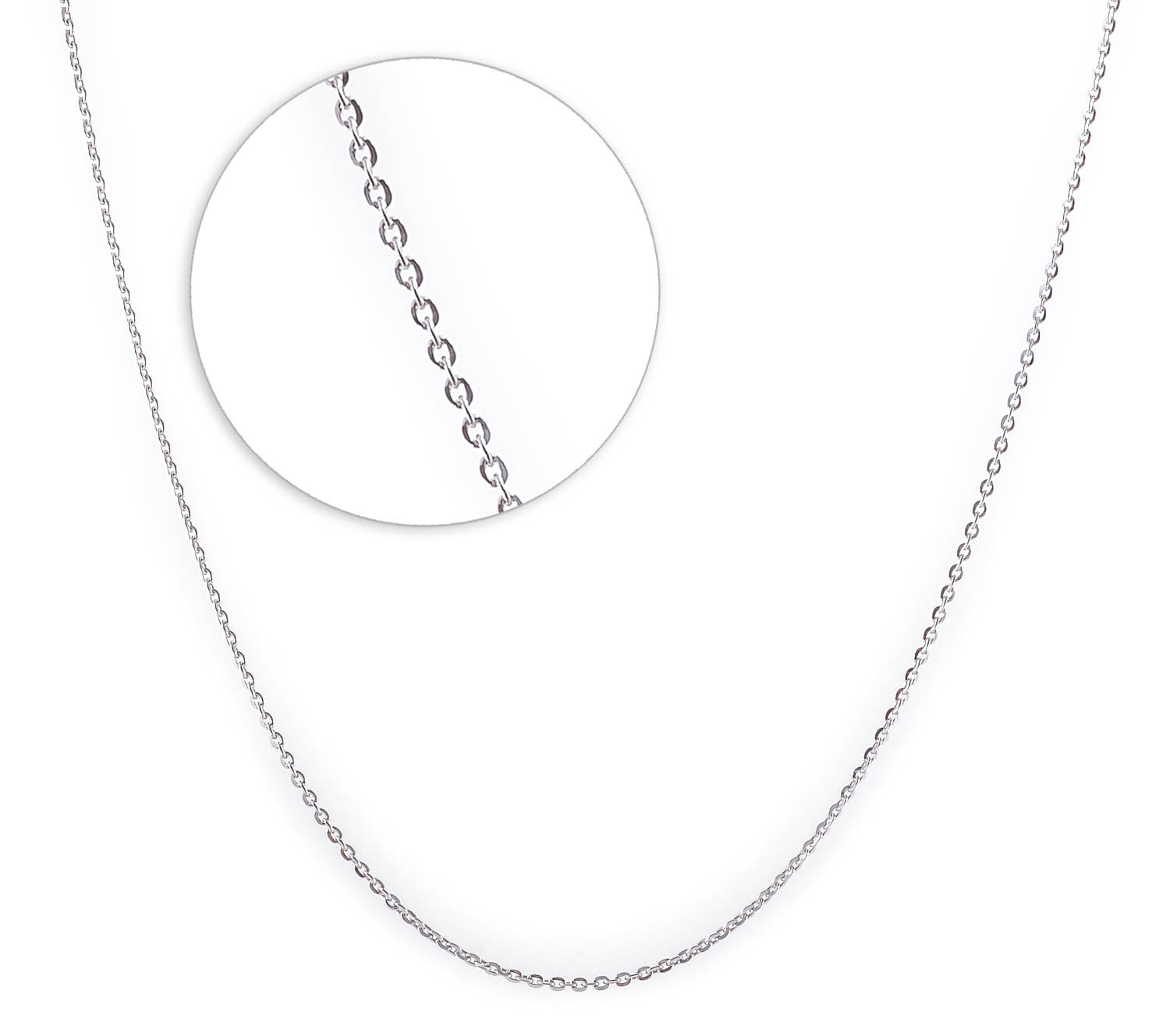 Sterling silver chain necklace