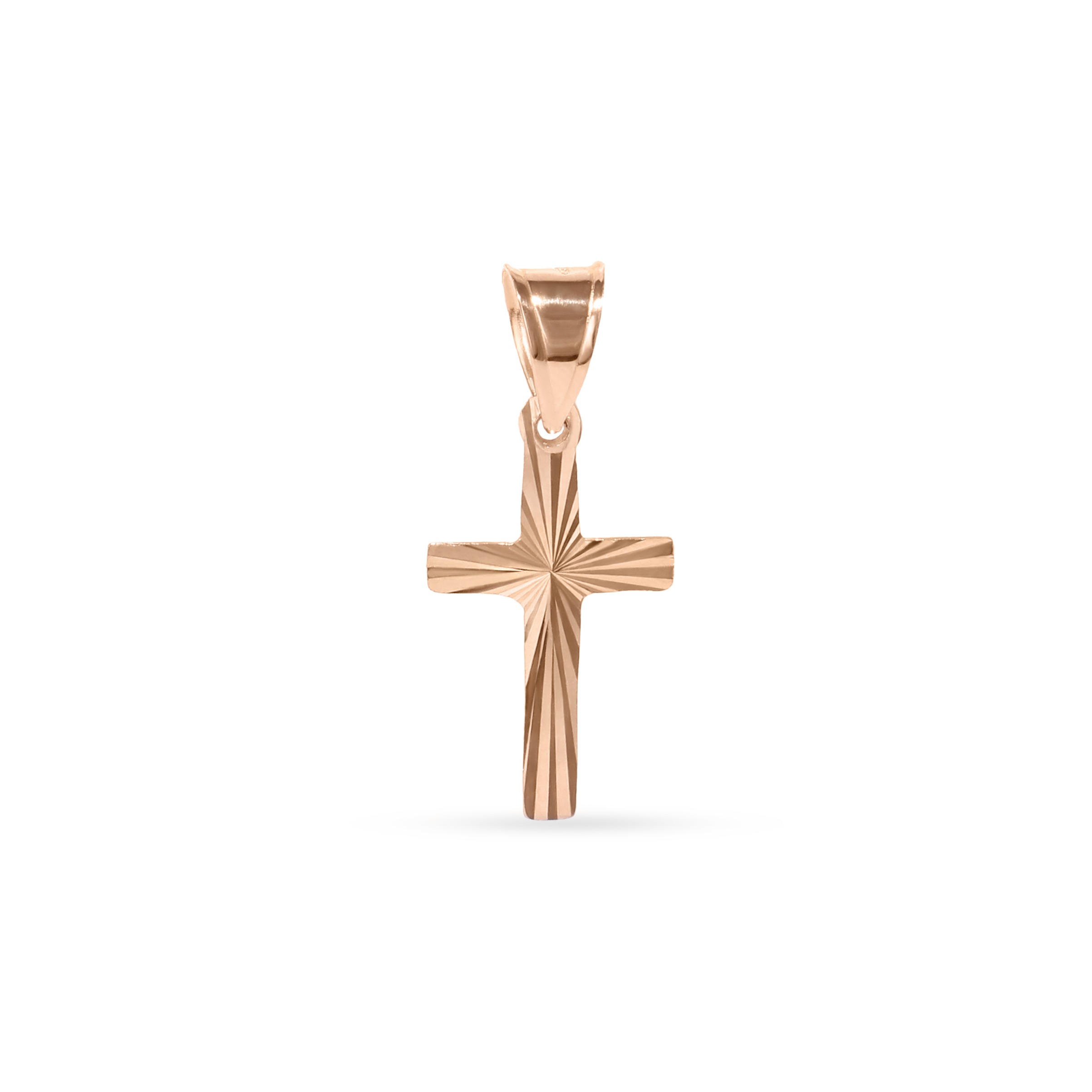 Католический крест с алмазной гранью