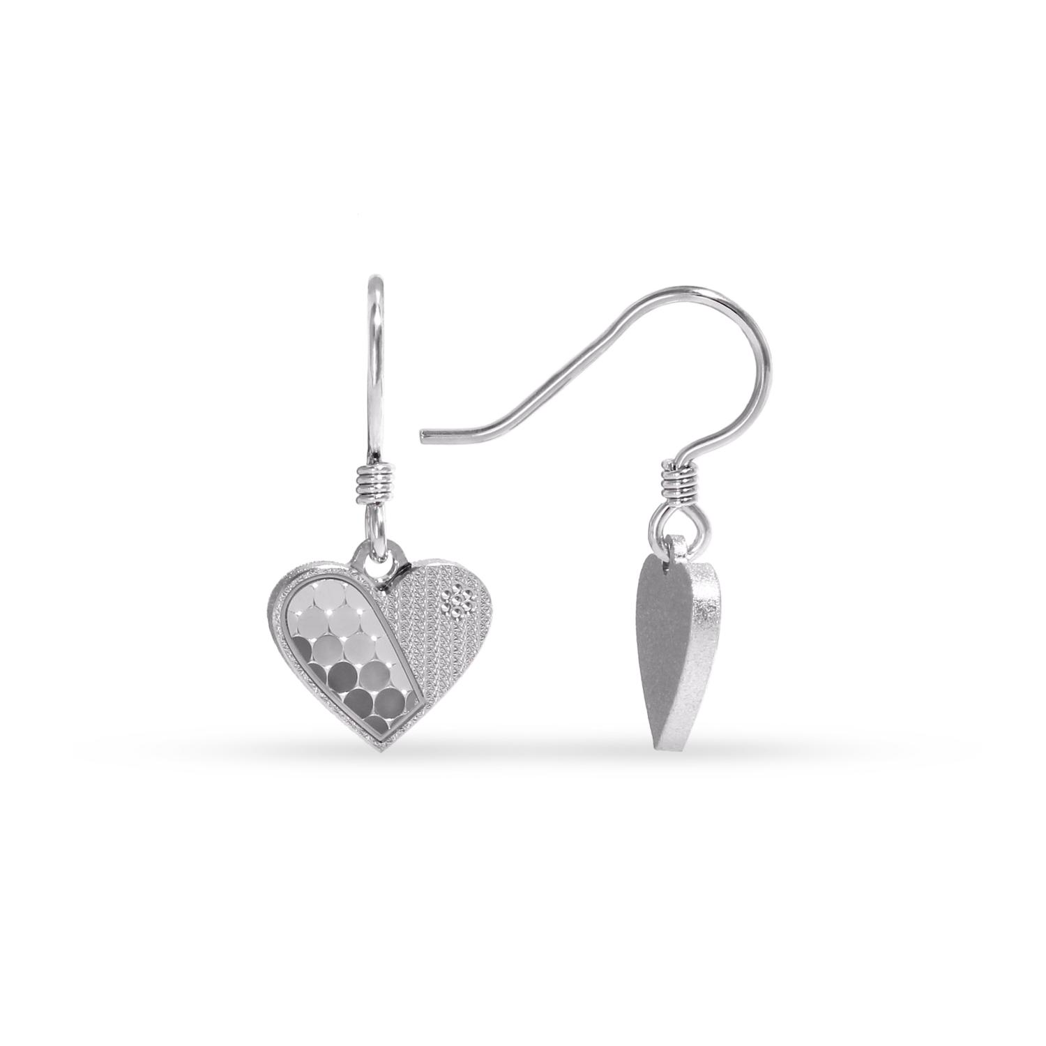 Silver earrings