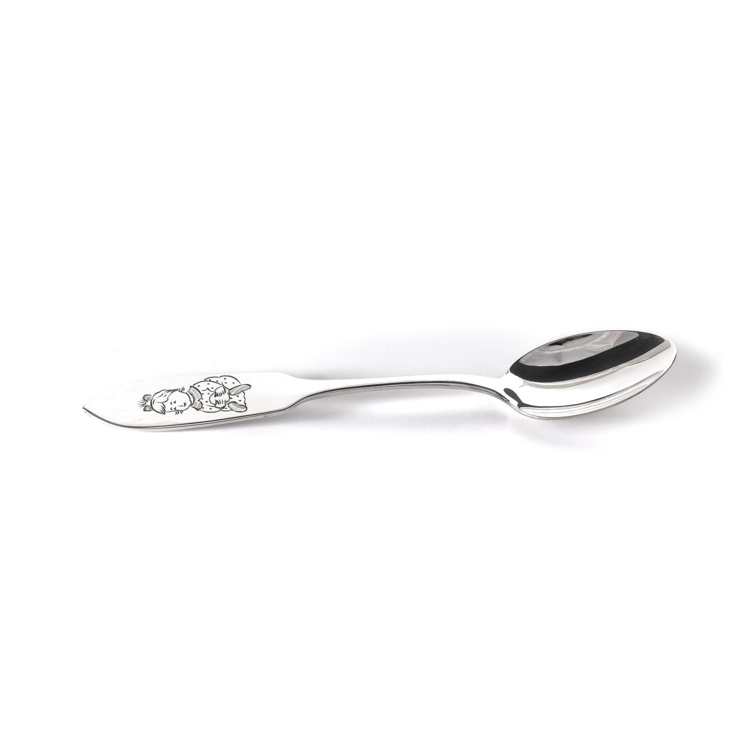 Sterling silver spoon ''Girl''