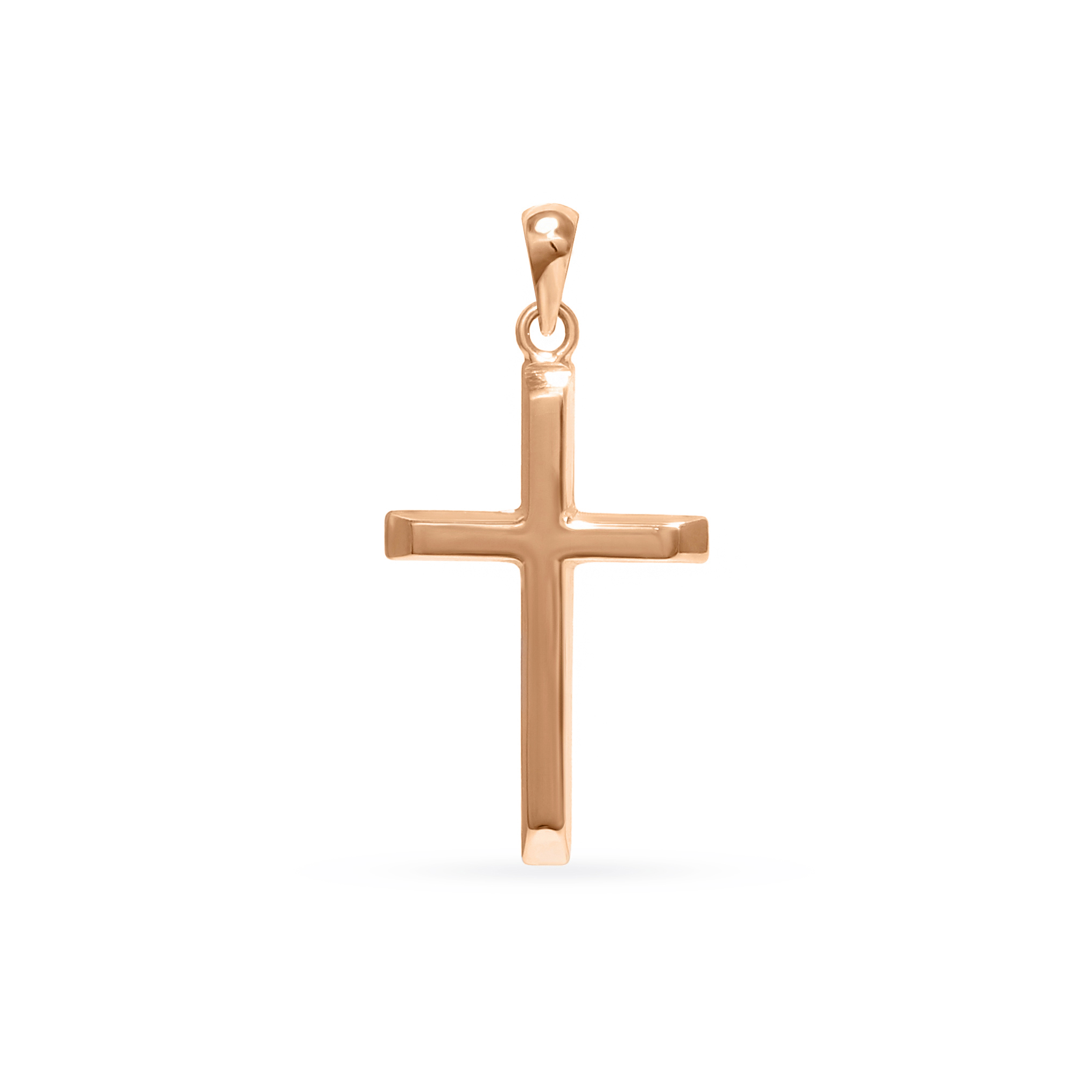 Gold cross pendant