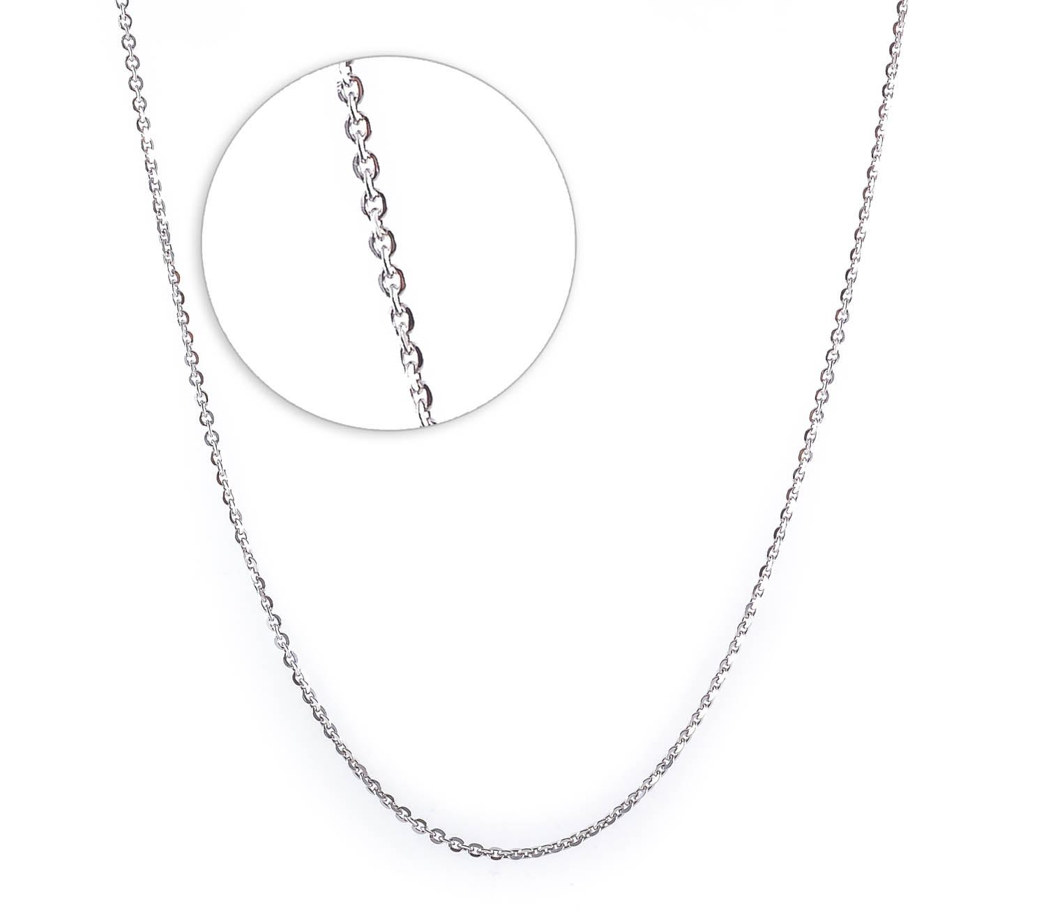 Sterling silver chain necklace