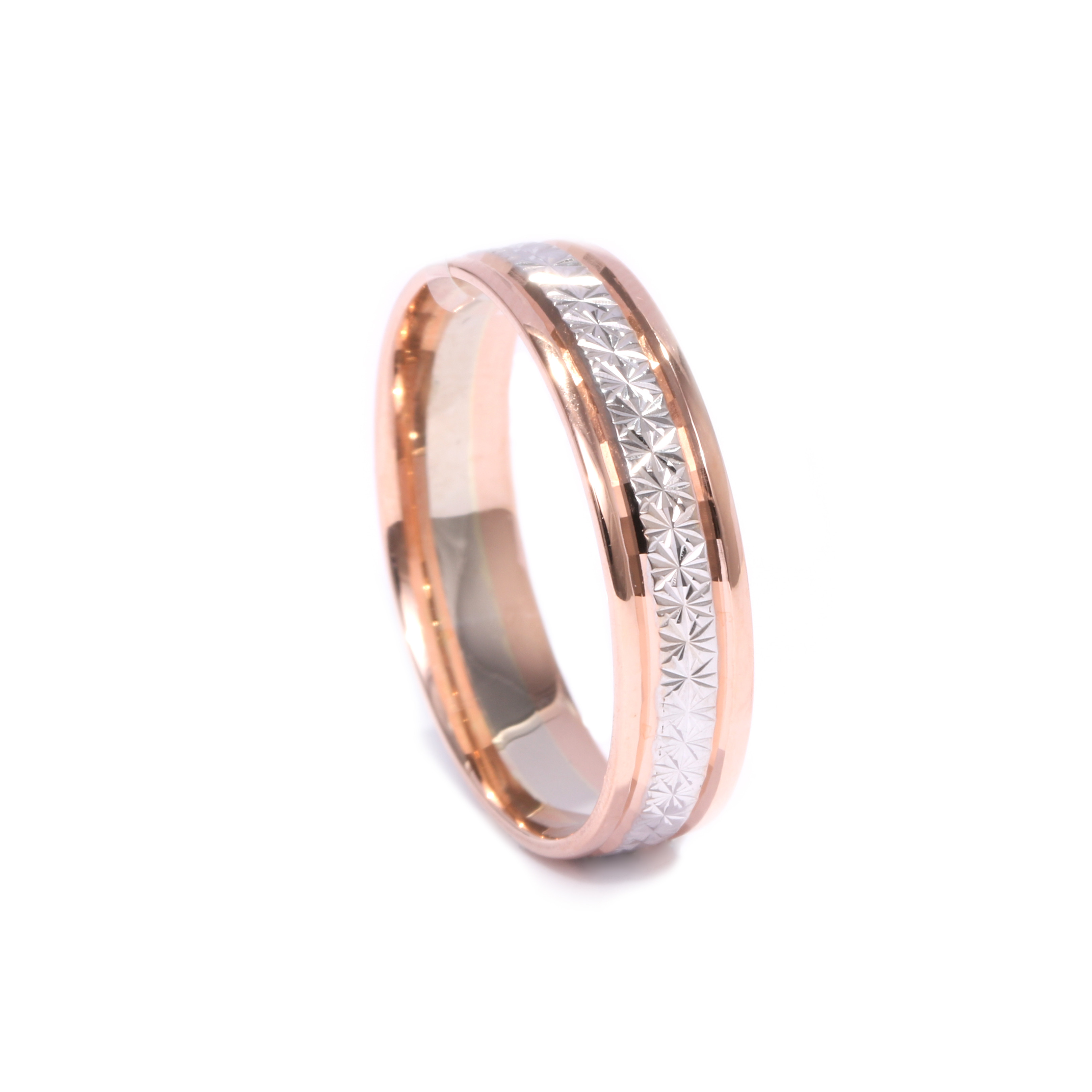 Gold wedding ring "Comfort fit"