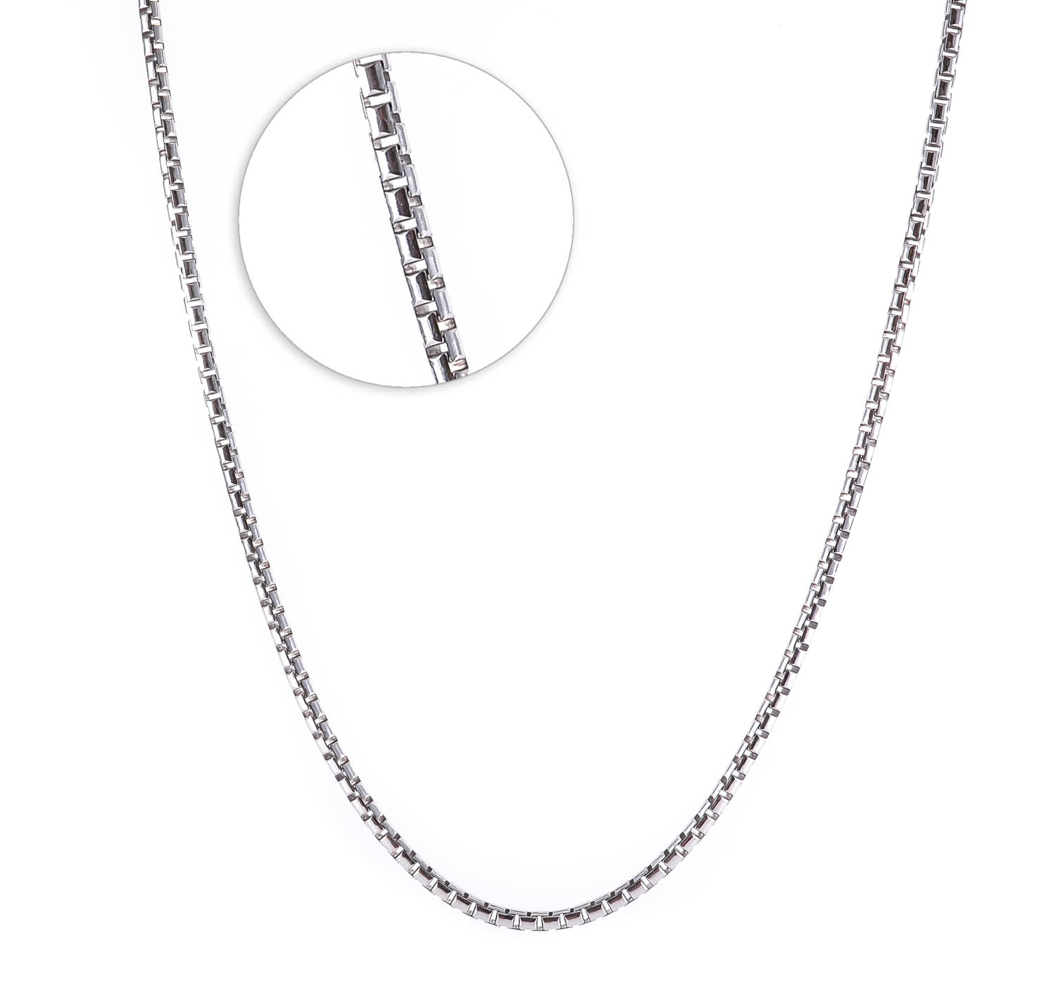 Sterling silver chain necklace