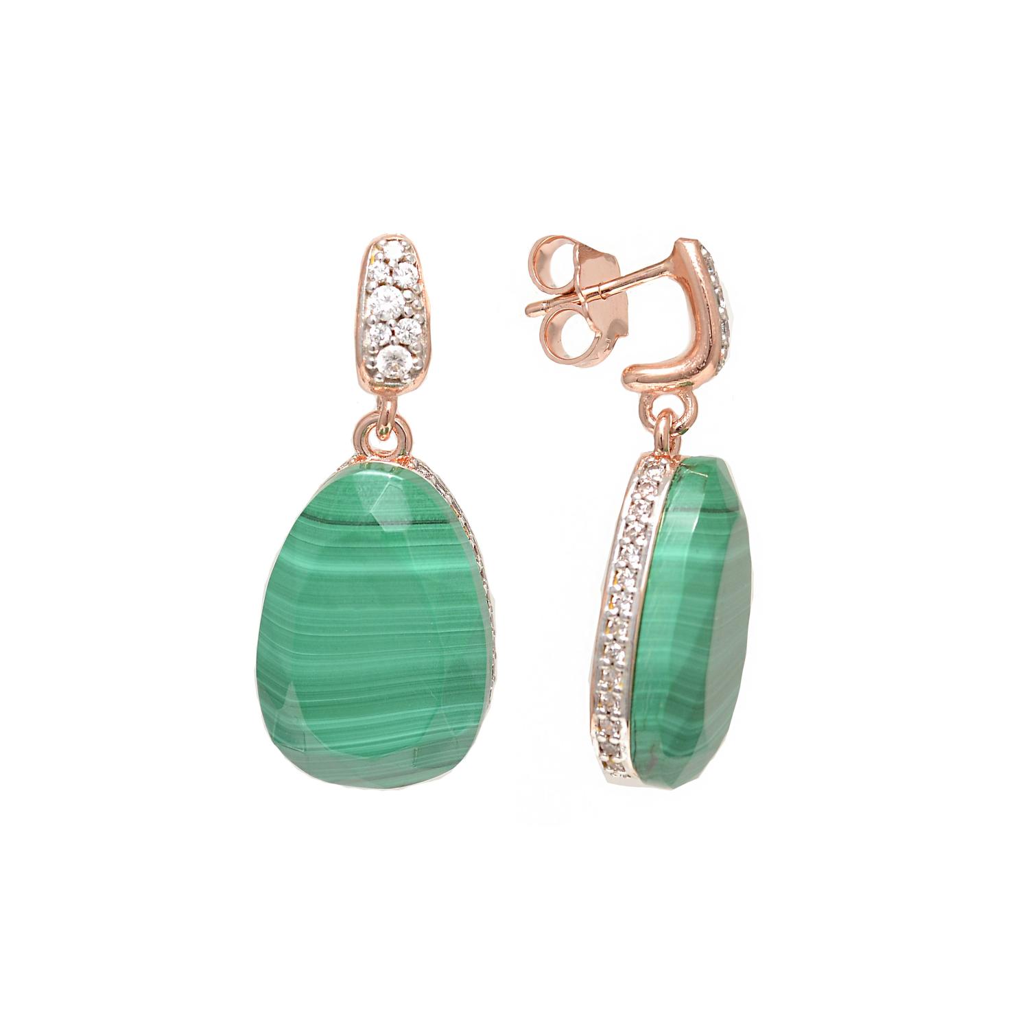 Gold plated earrings "Bronzallure"