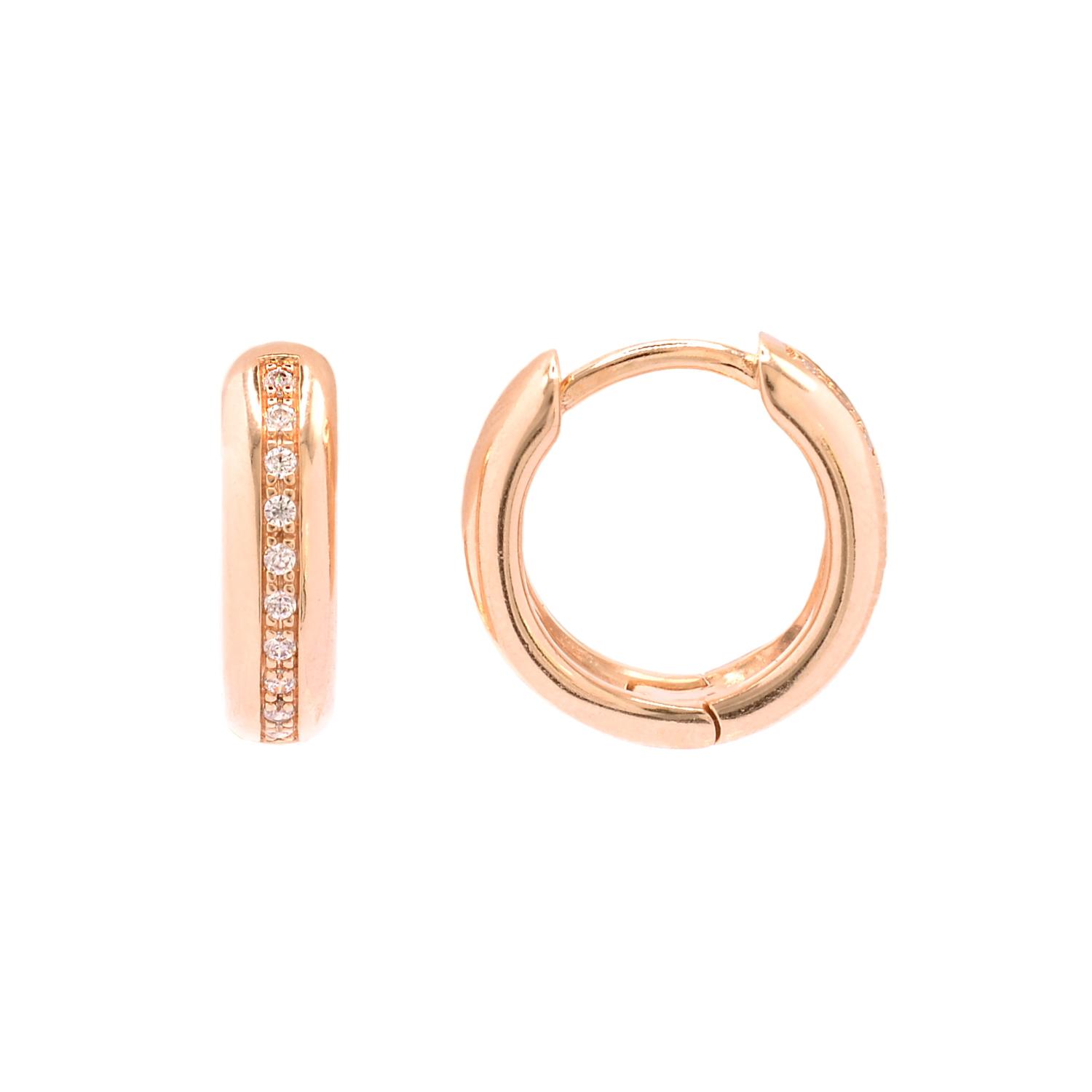 Gold plated earrings