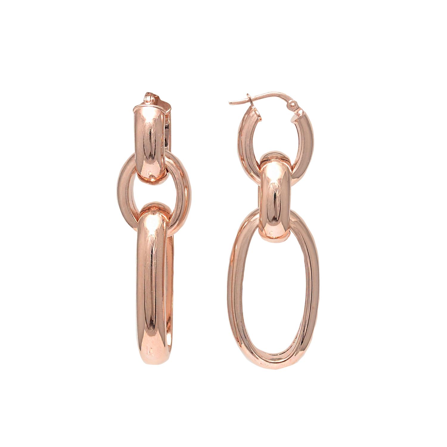 Gold plated earrings "Bronzallure"