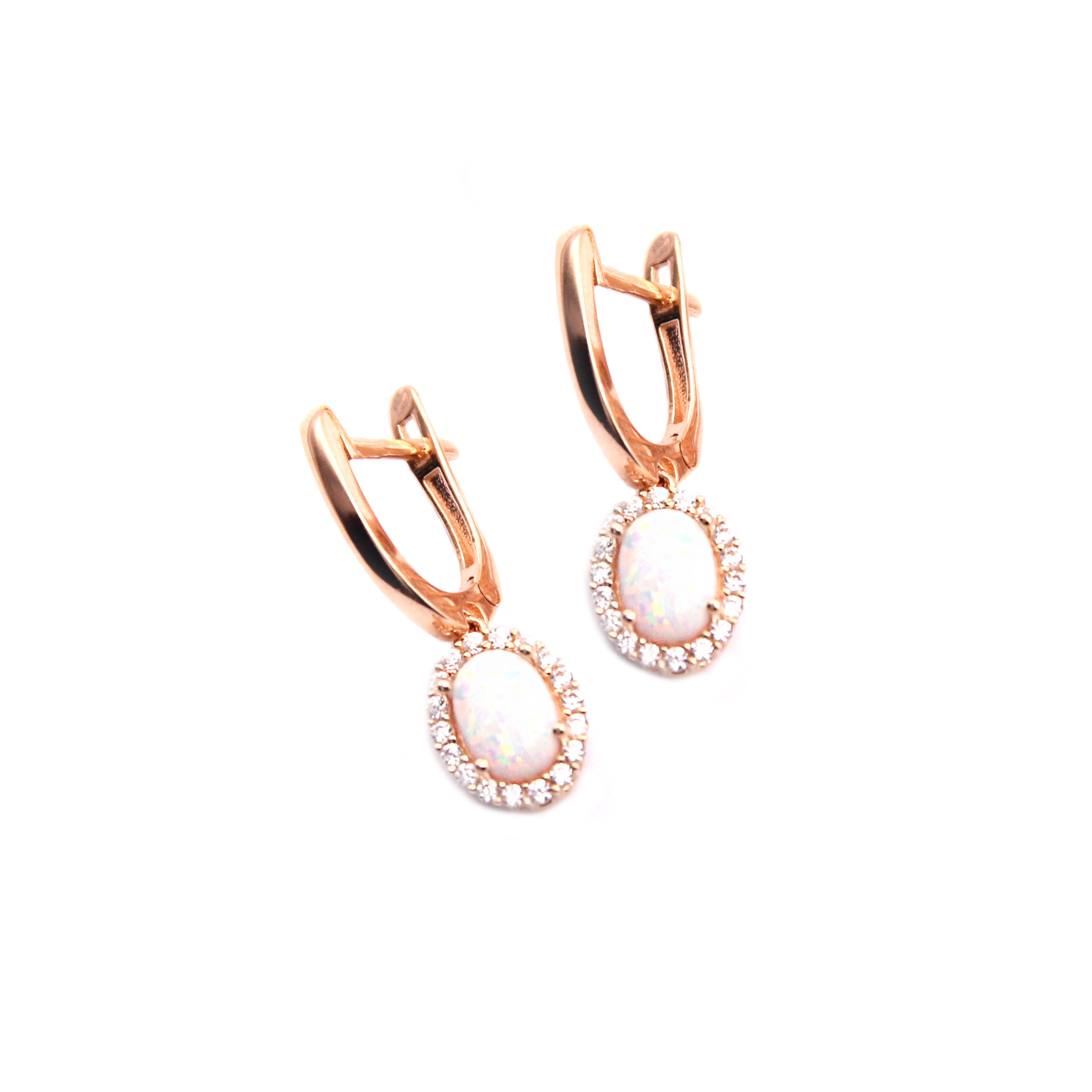 Gold earrings