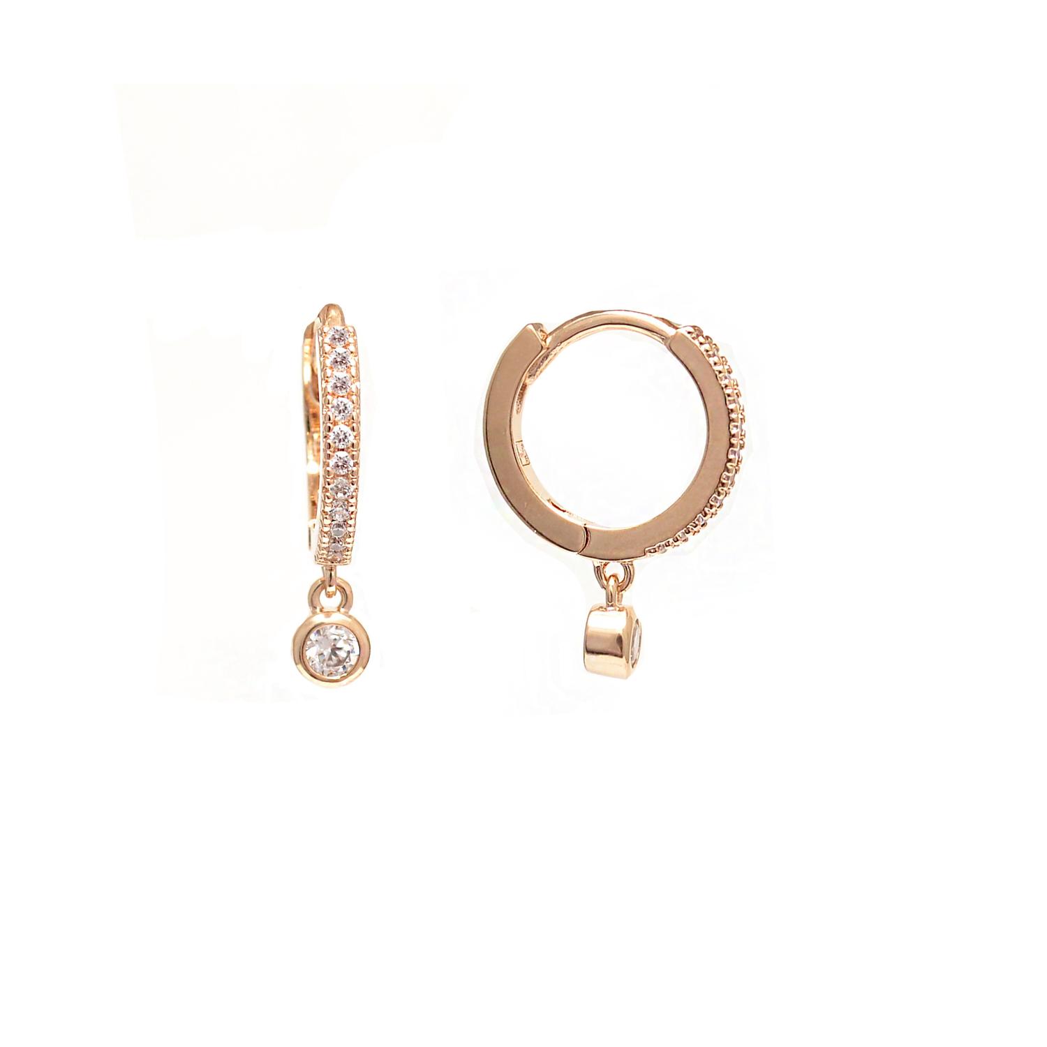 Gold plated earrings