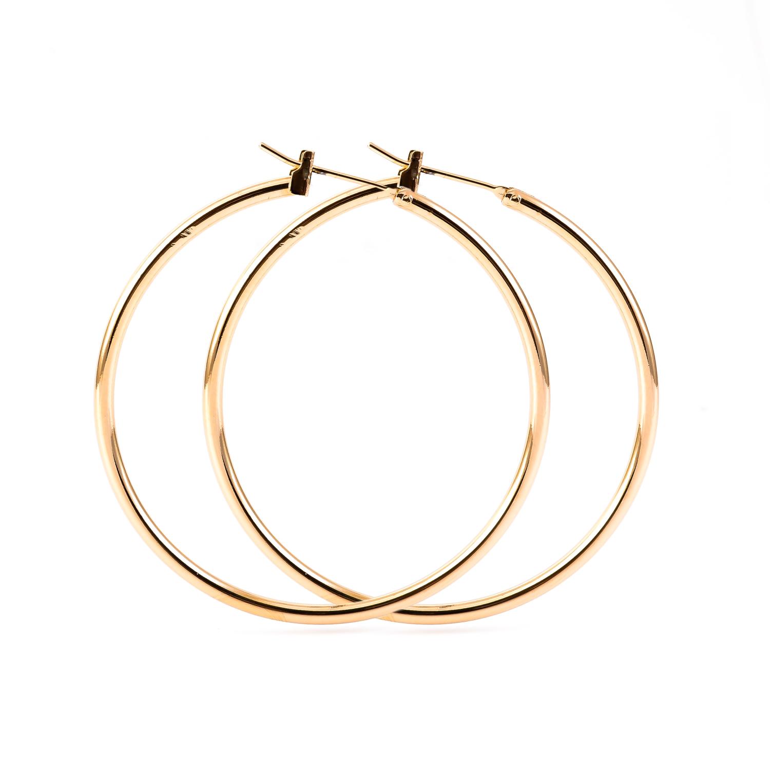 Позолоченные серьги