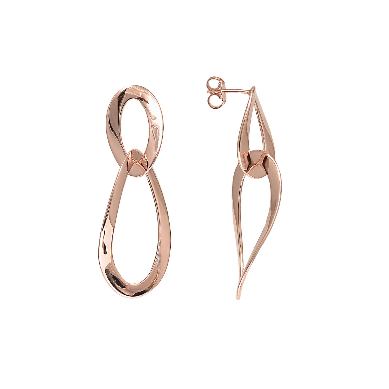 Gold plated earrings "Bronzallure"