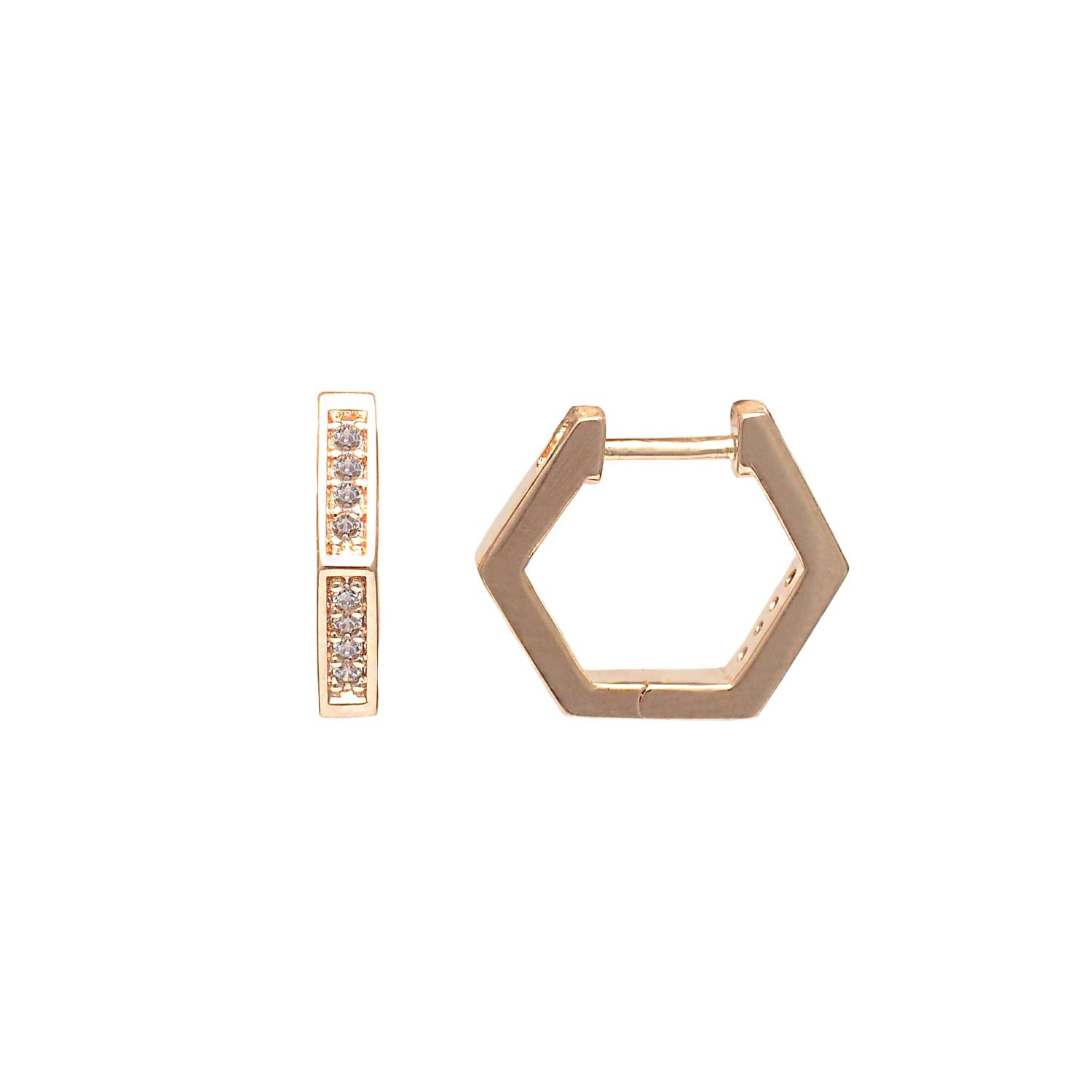 Gold plated earrings