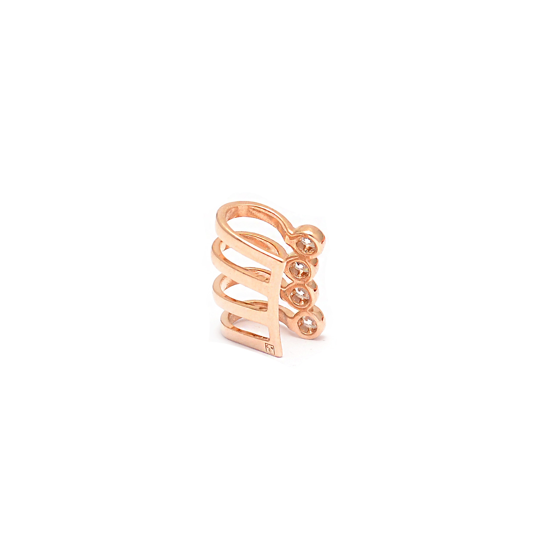 Gold plated earrings