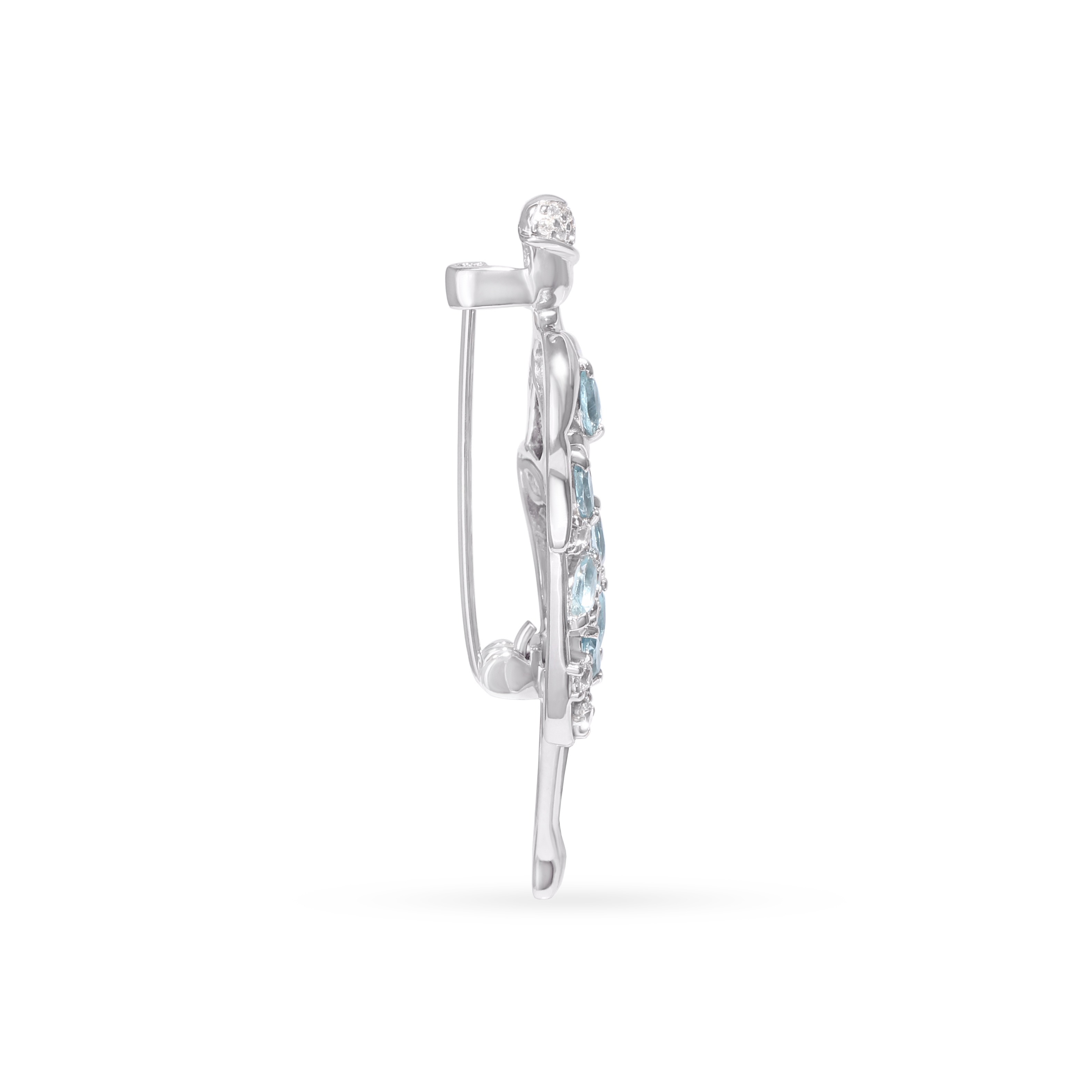 Sterling silver brooch