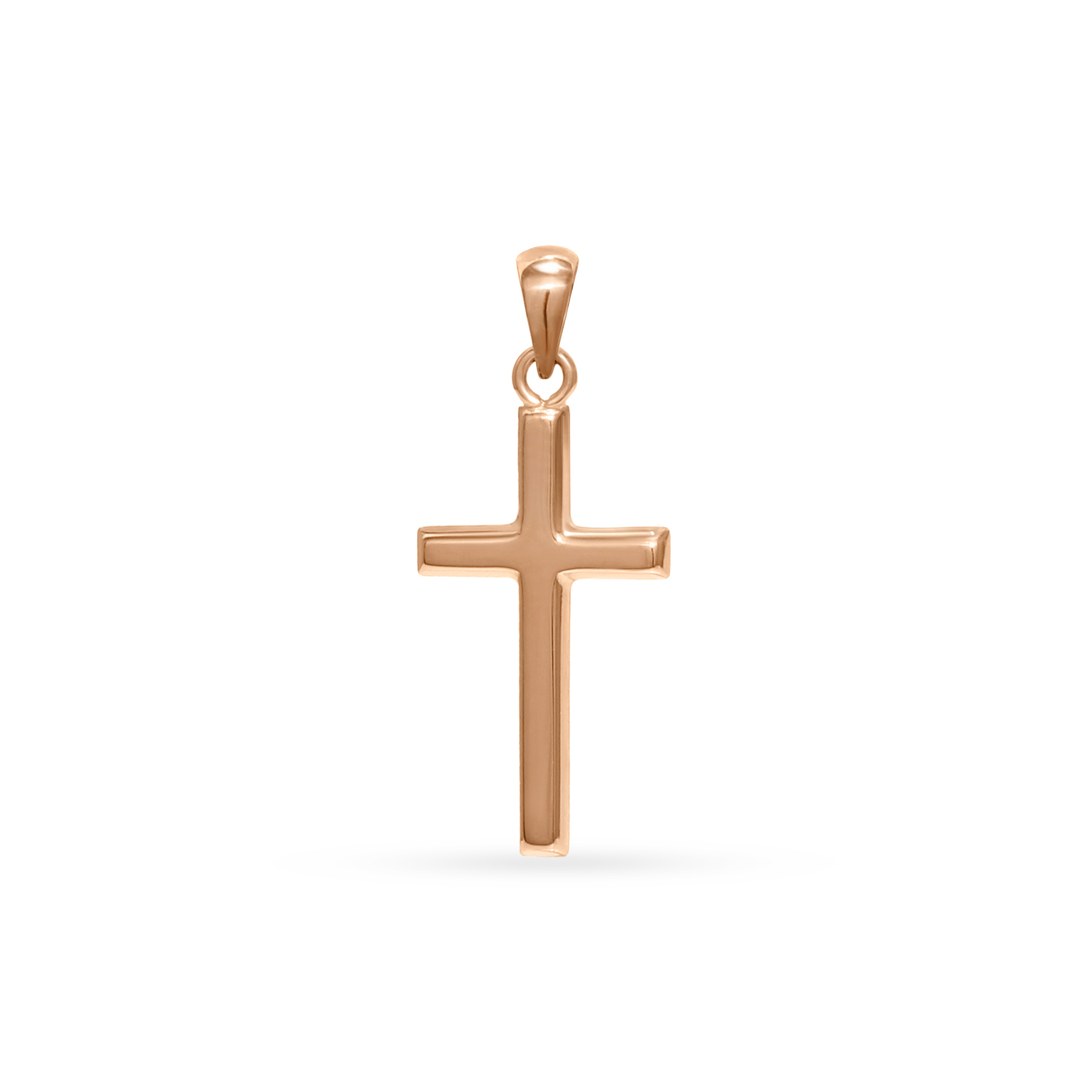 Gold cross pendant