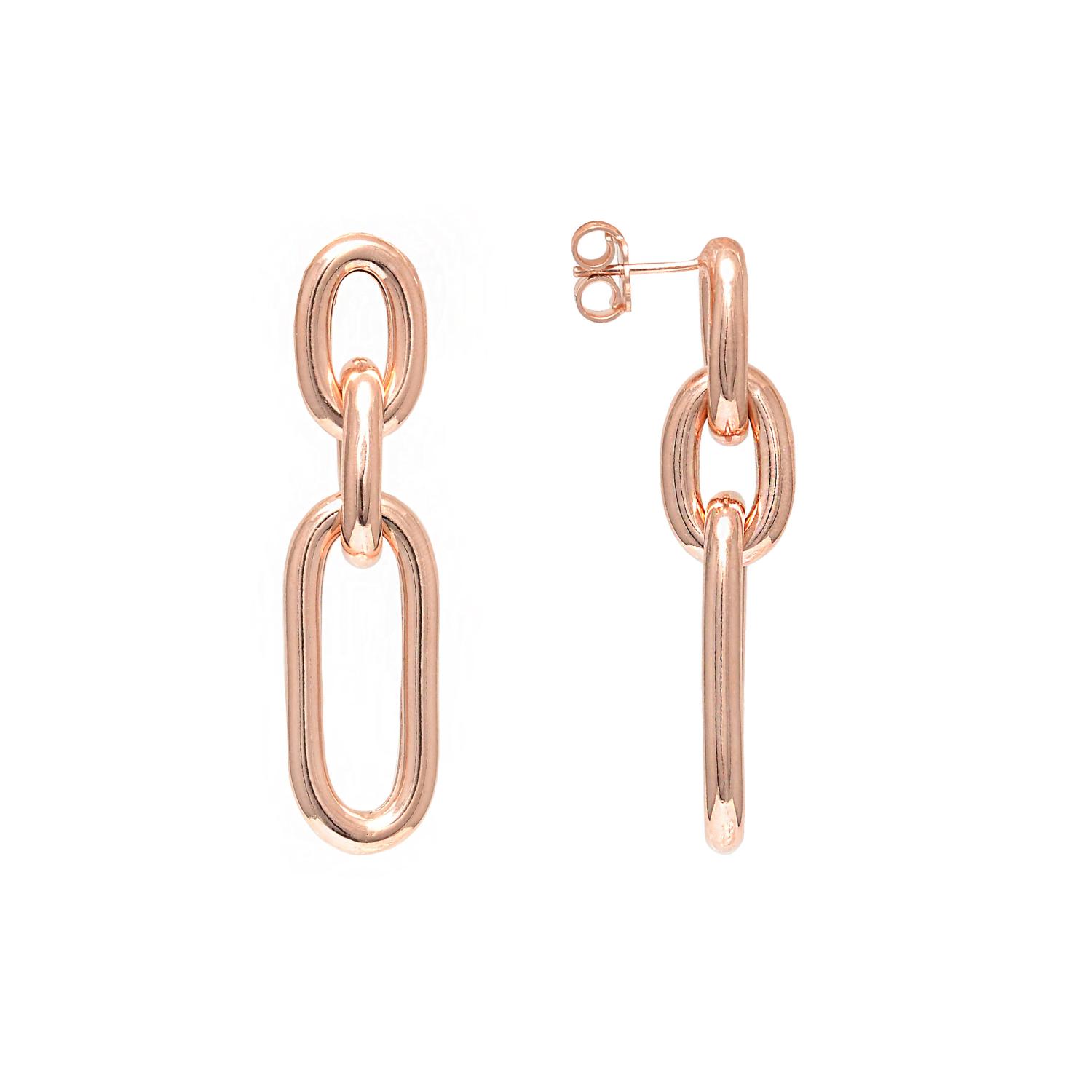 Gold plated earrings "Bronzallure"