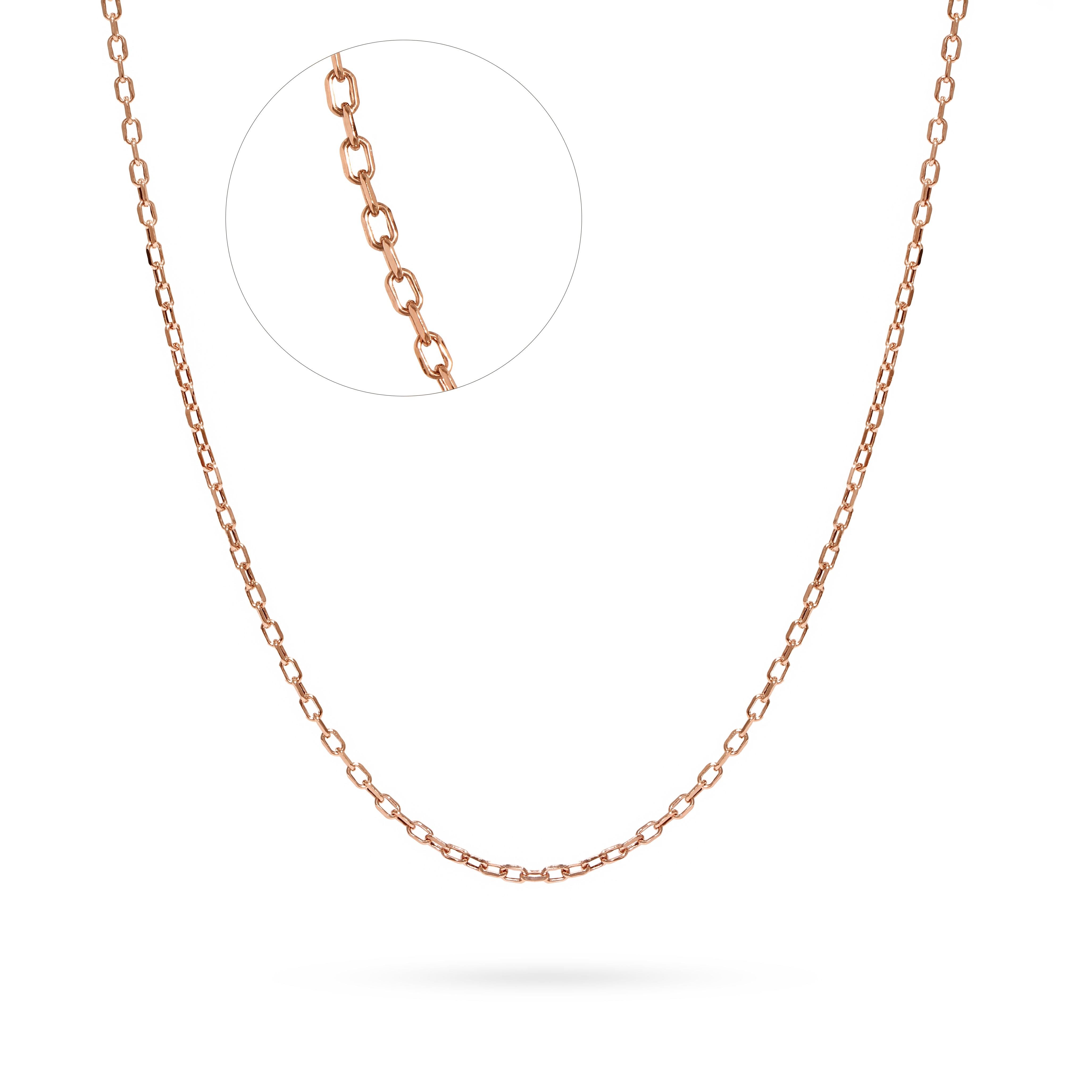 Золотая цепочка Якорного плетения