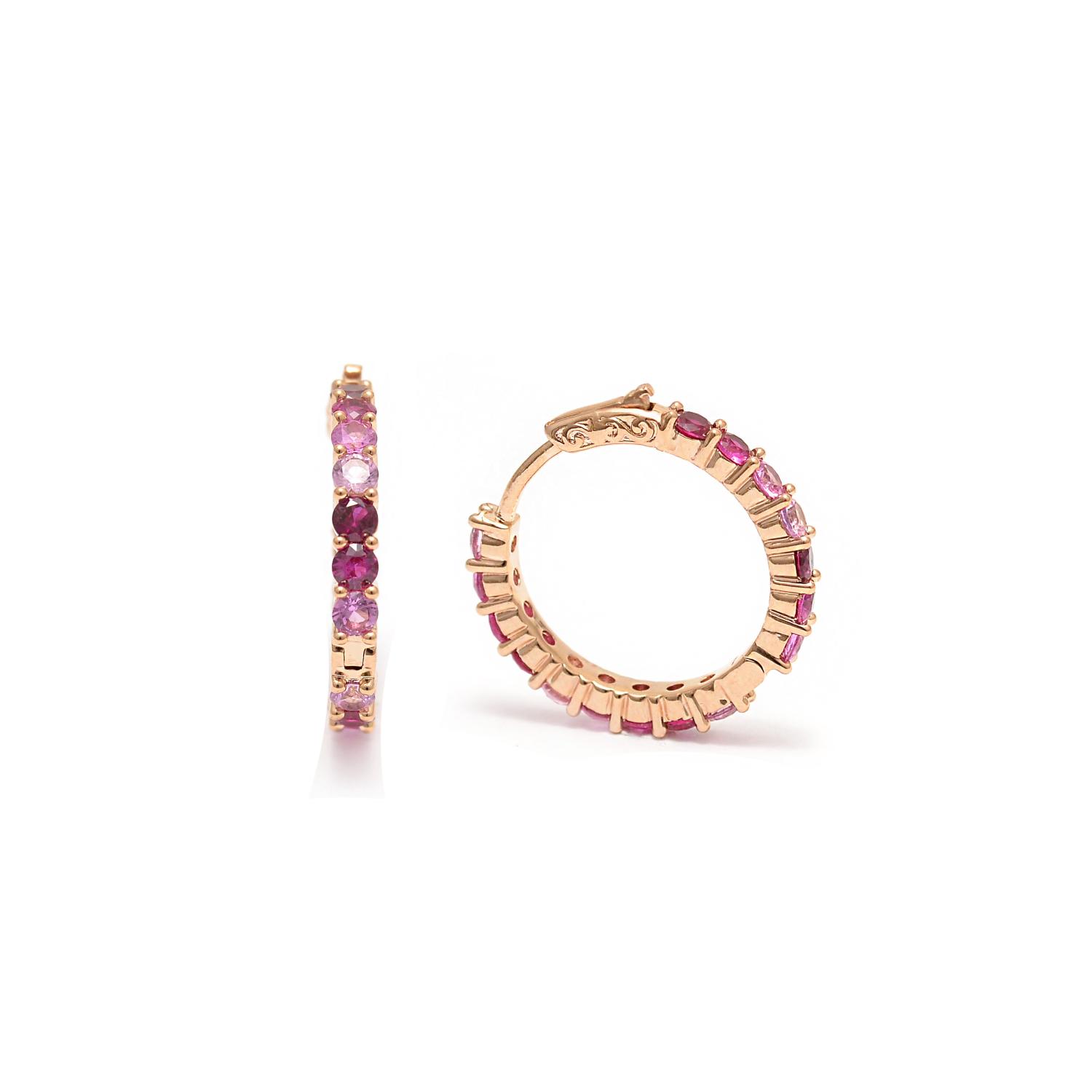 Gold plated earrings