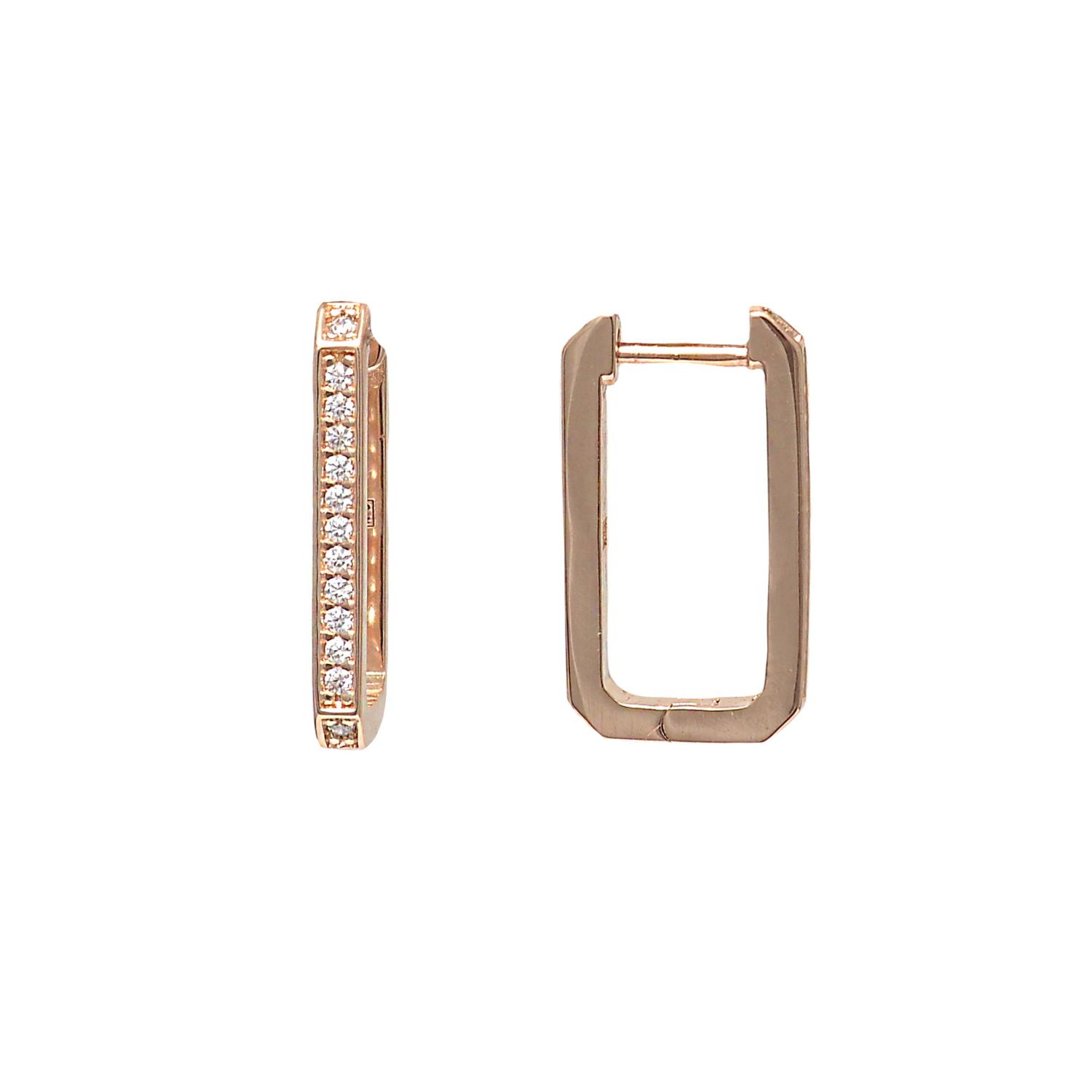 Gold plated earrings