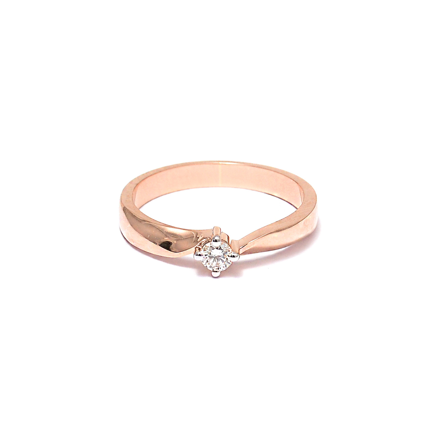 Gold diamond ring