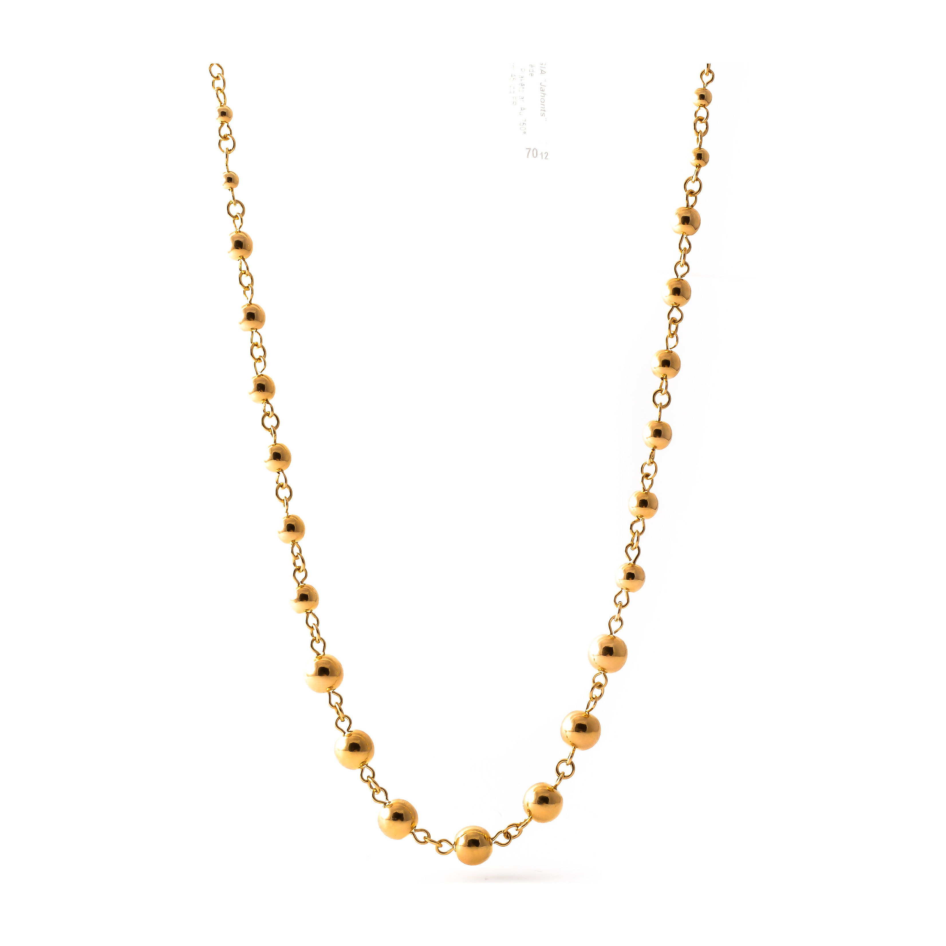 Позолоченная цепочка