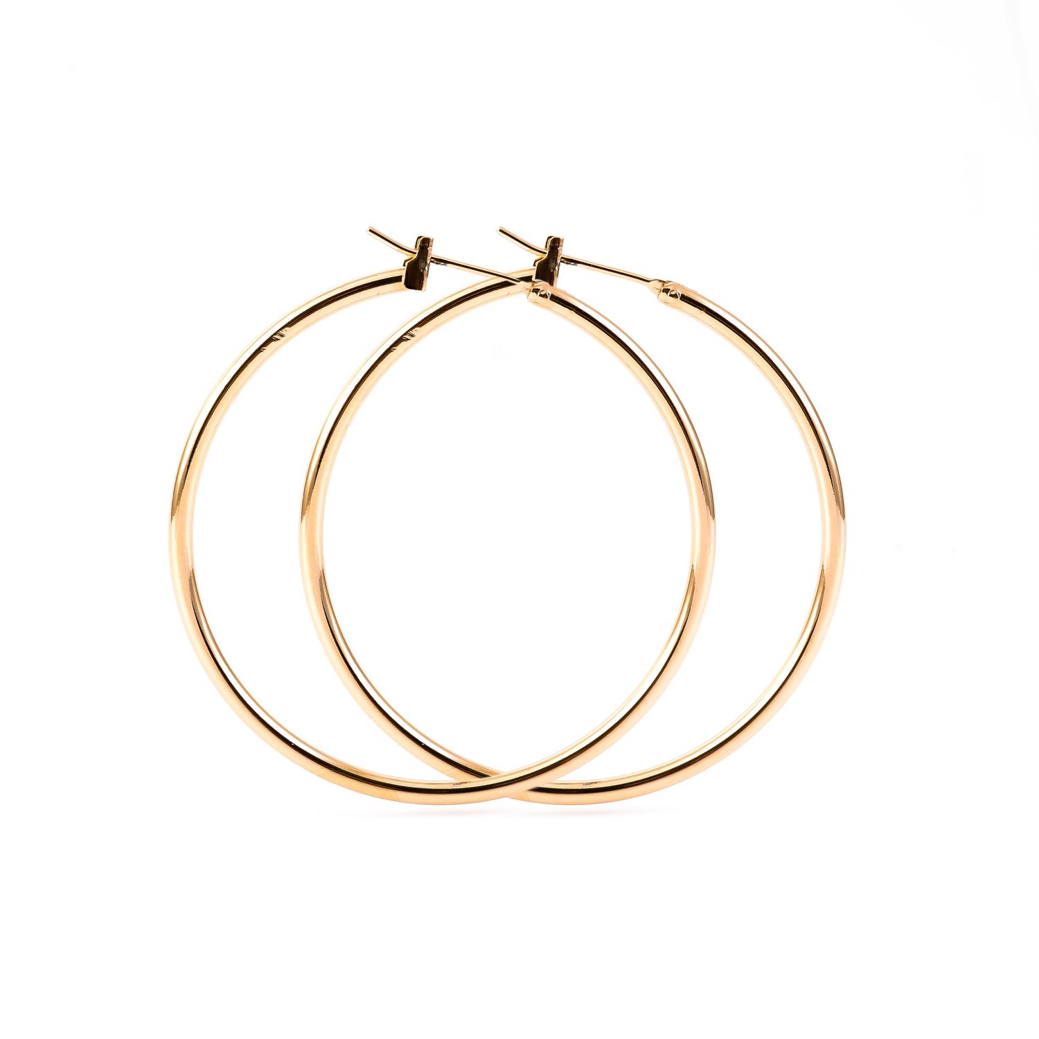 Позолоченные серьги