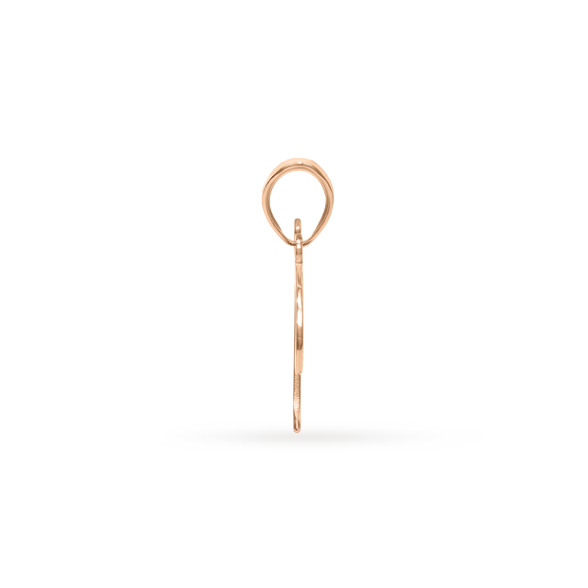 Gold pendant letter "T"