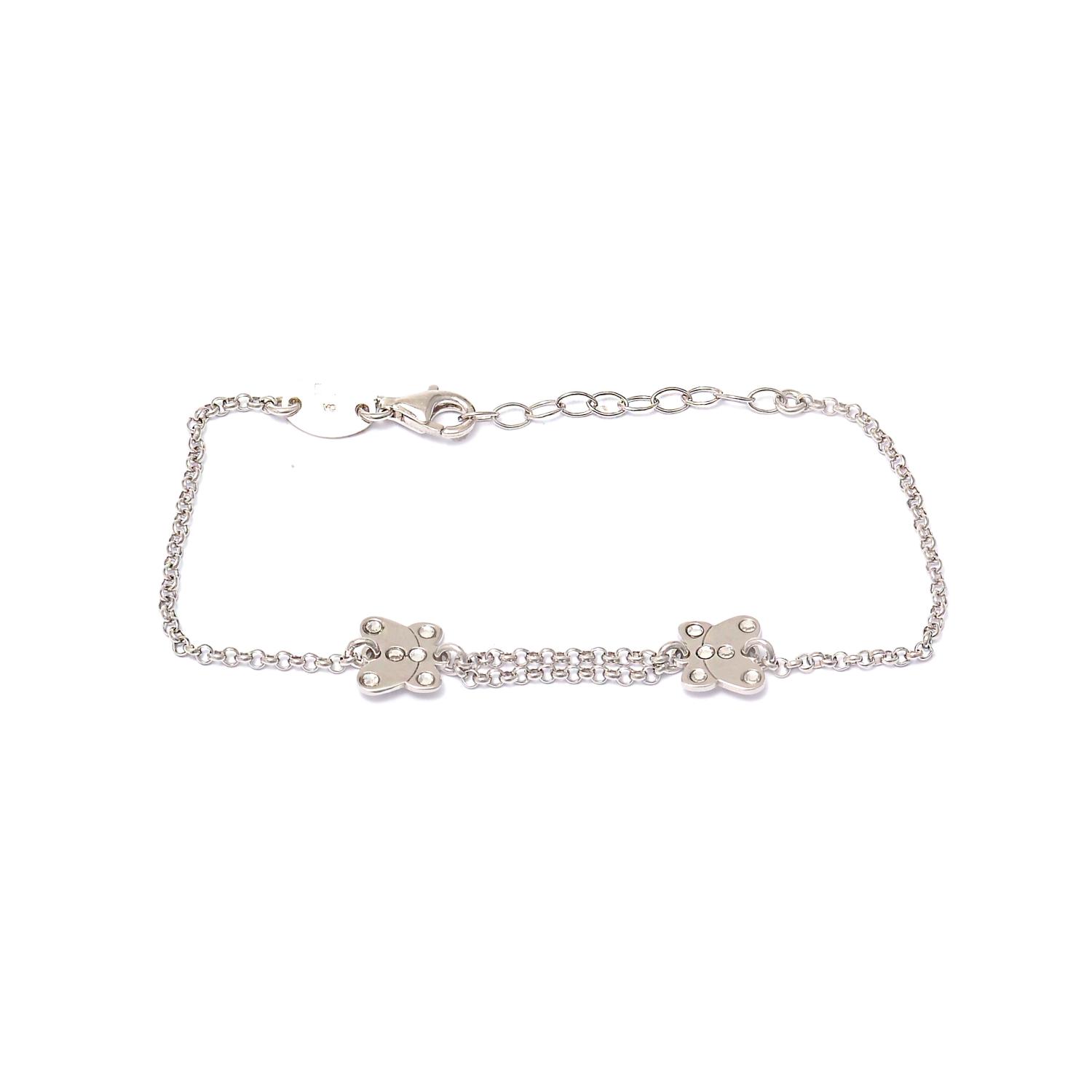 Silver bracelet "Victoria Cruz'' 