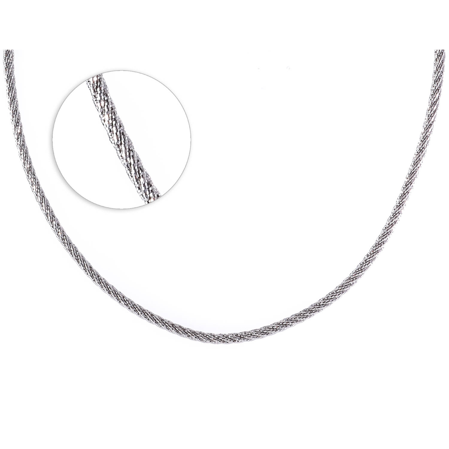 Sterling silver chain necklace